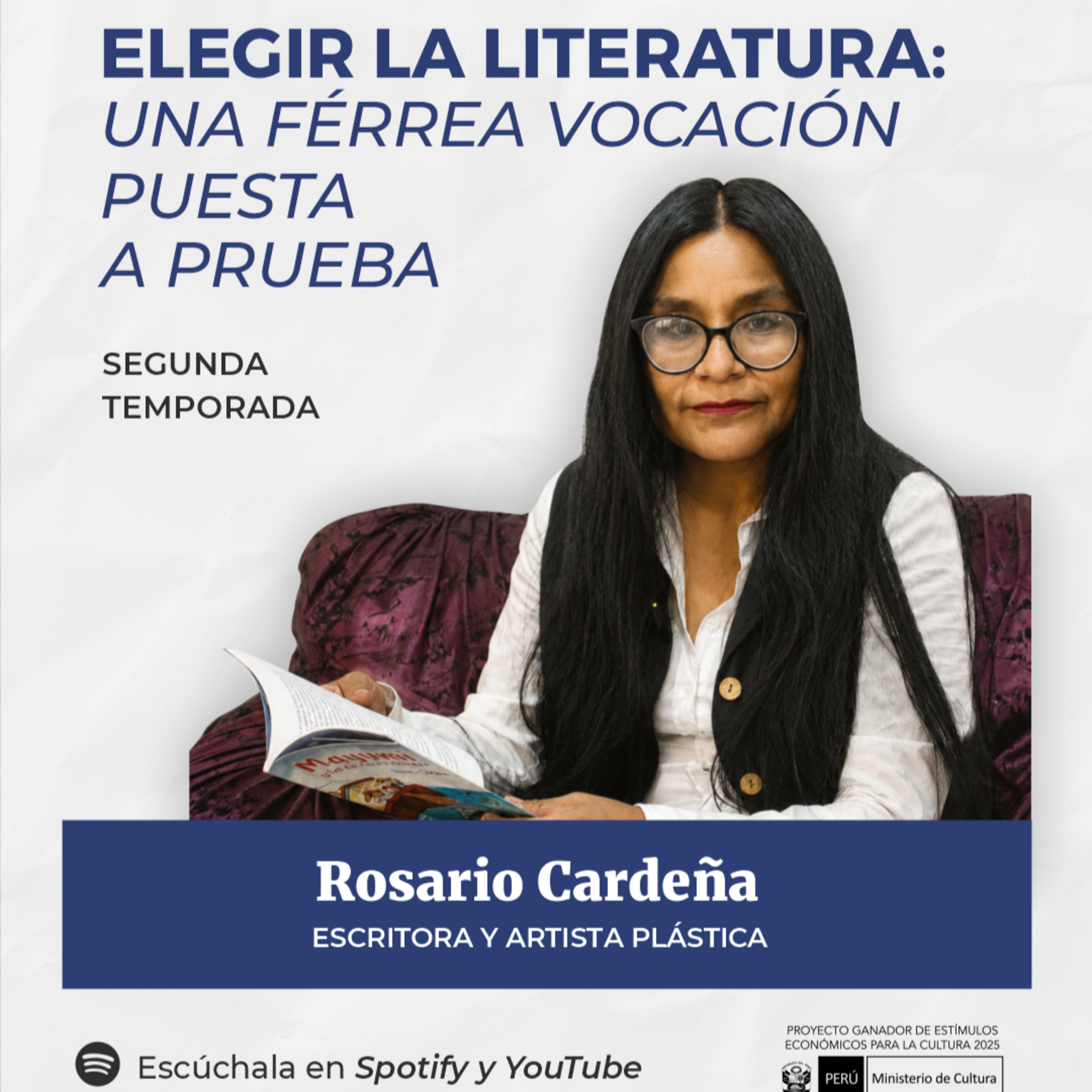 Rosario Cardeña - Elegir la literatura: una férrea vocación puesta a prueba