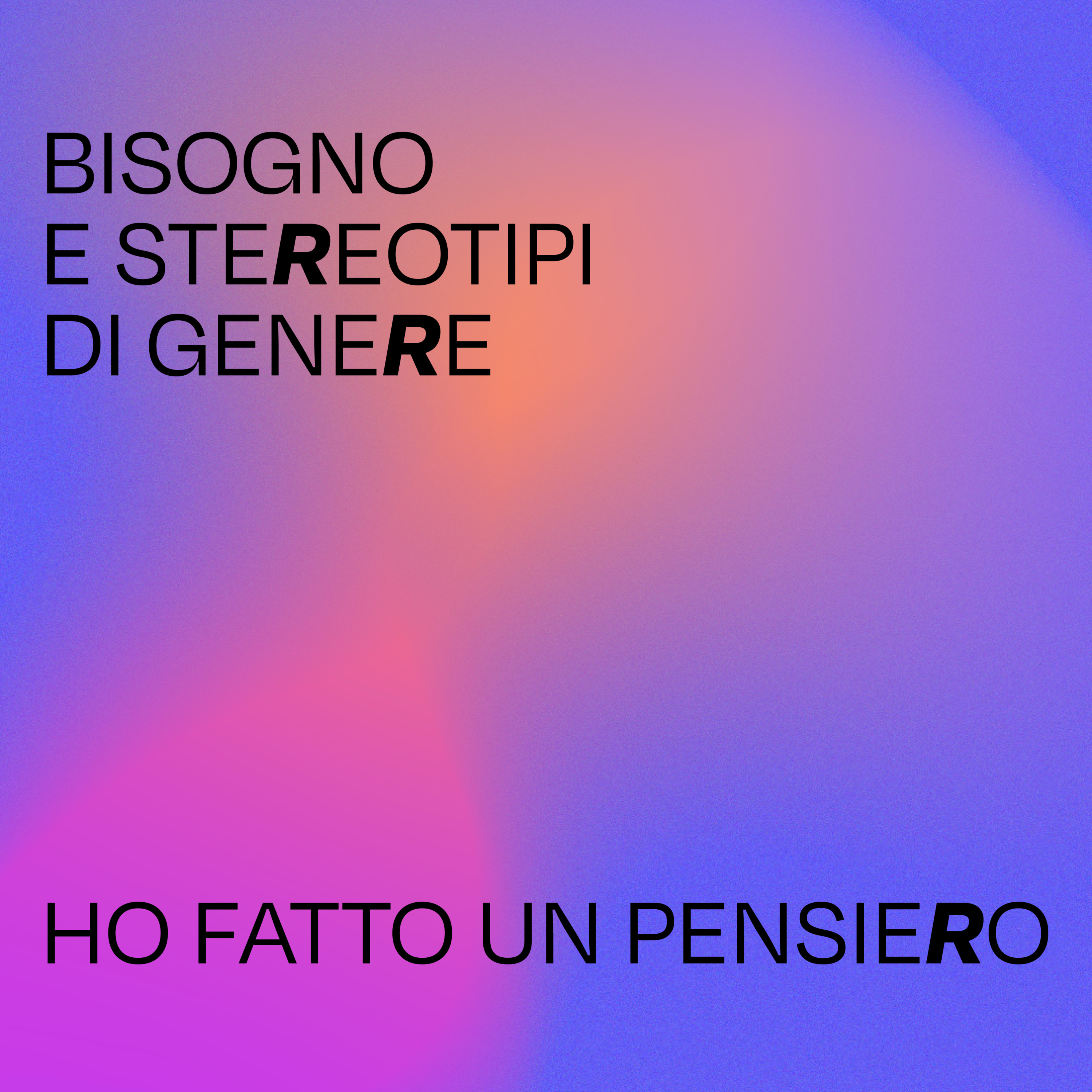 Ho fatto un pensiero