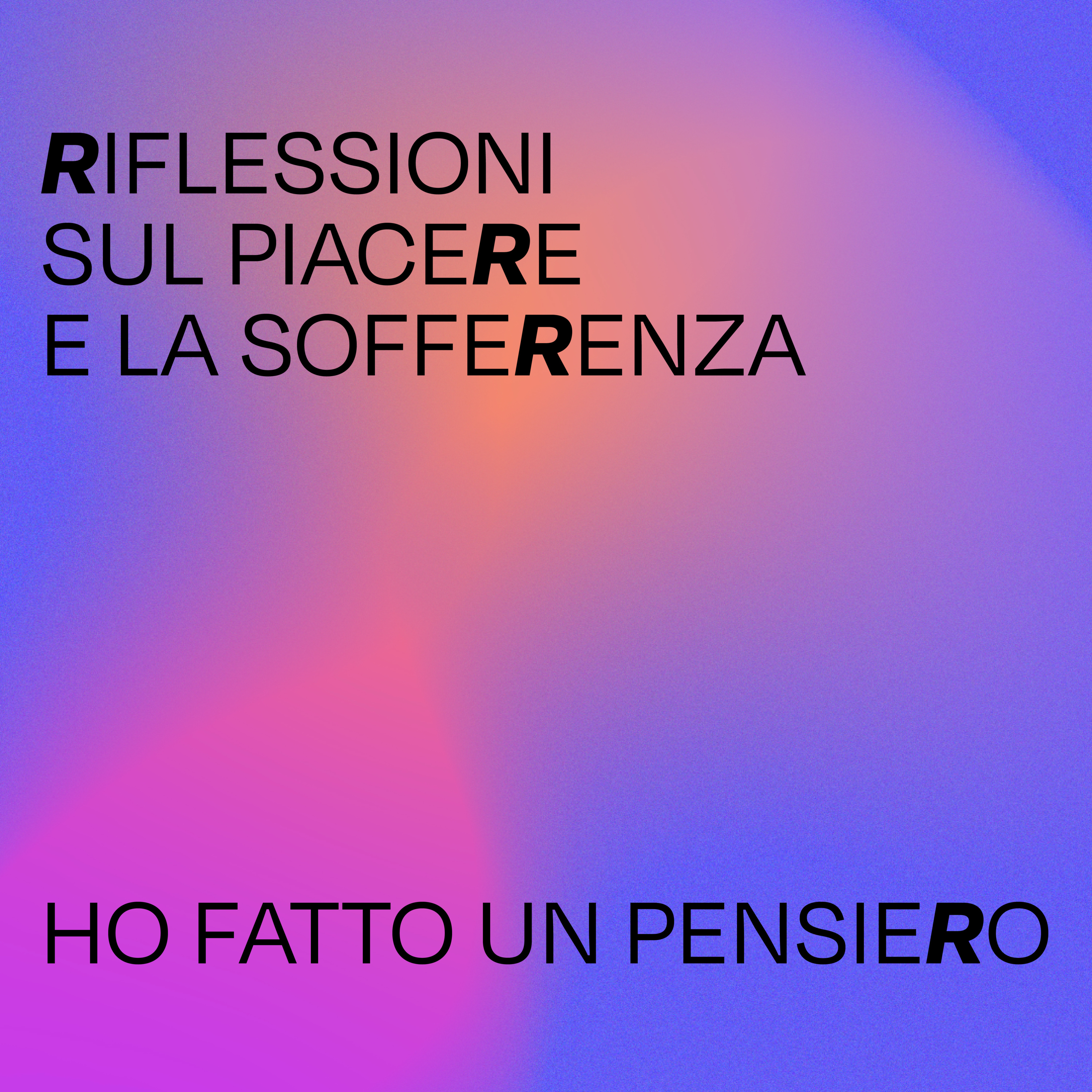 Ho fatto un pensiero