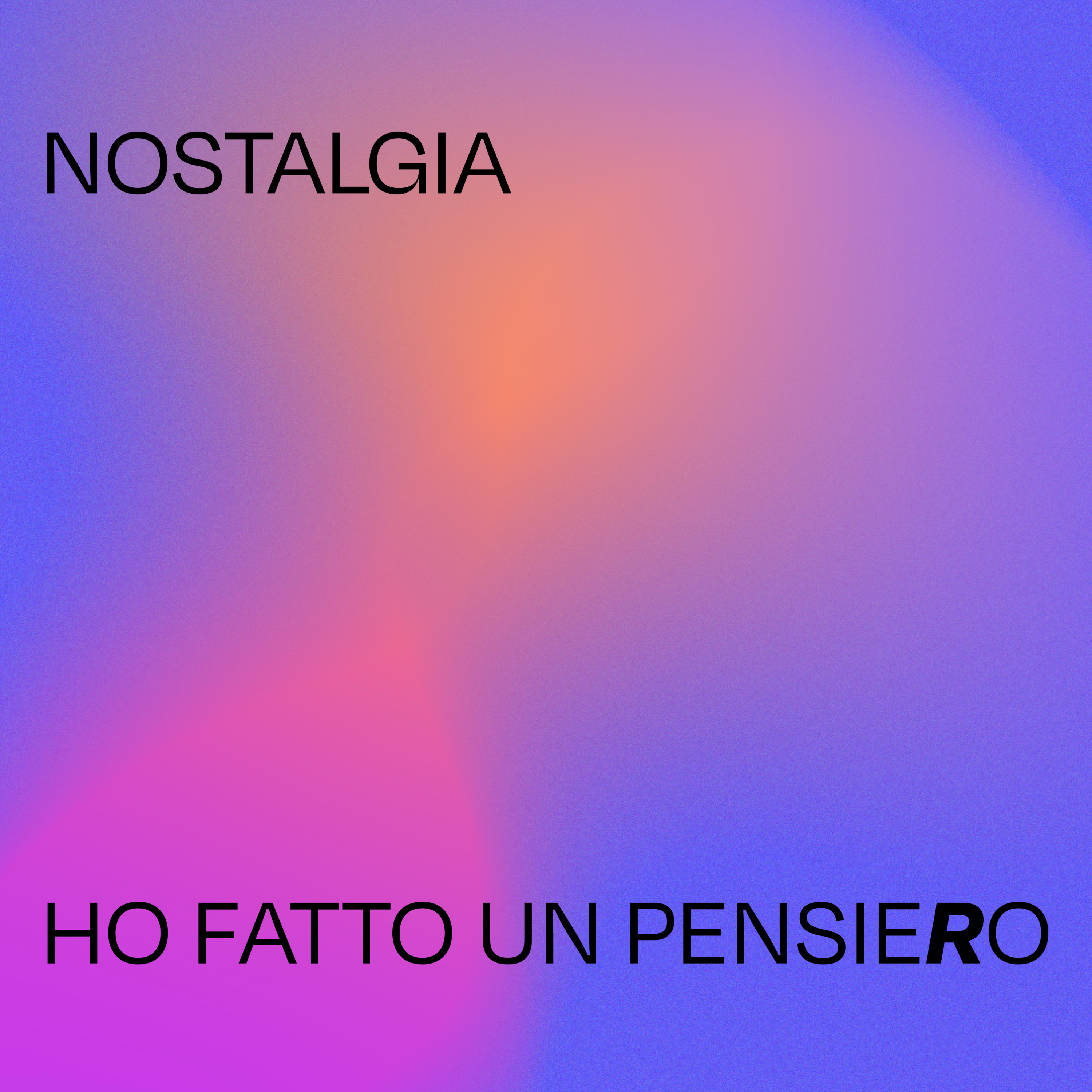 Ho fatto un pensiero