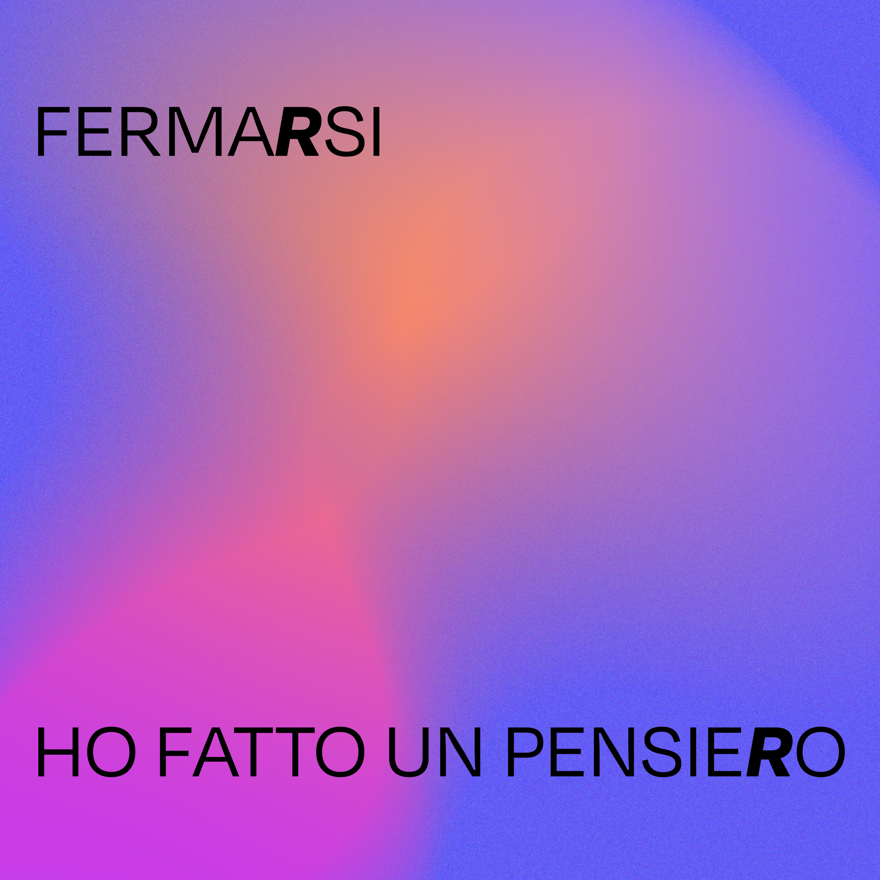 Ho fatto un pensiero