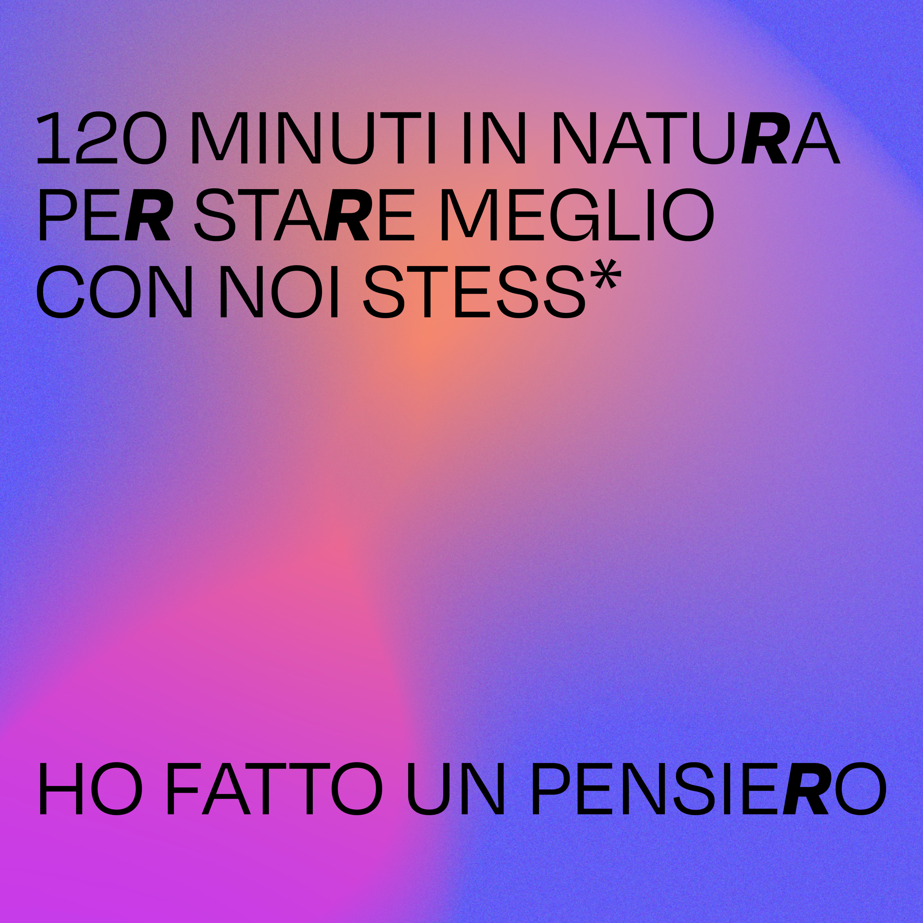 Ho fatto un pensiero