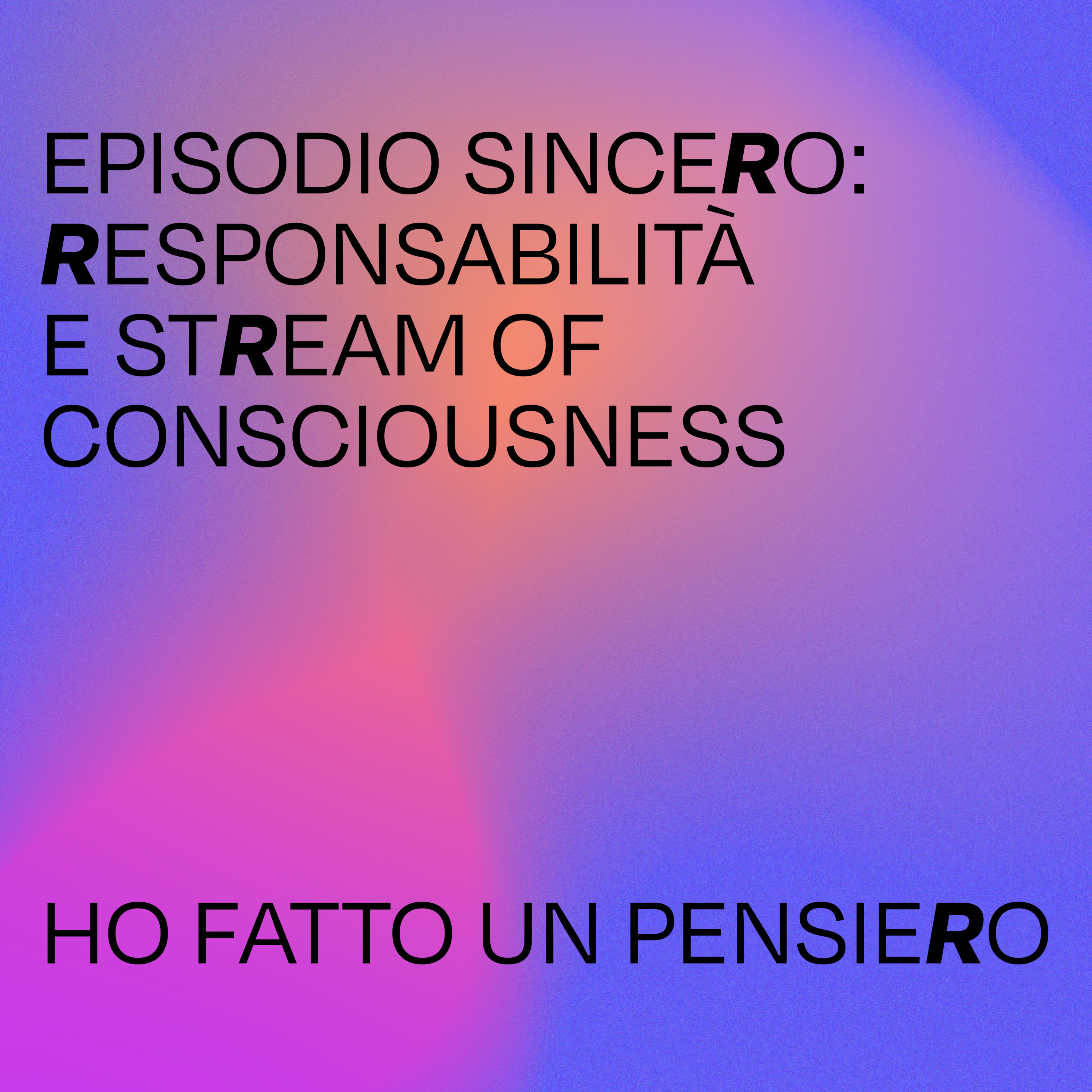Ho fatto un pensiero