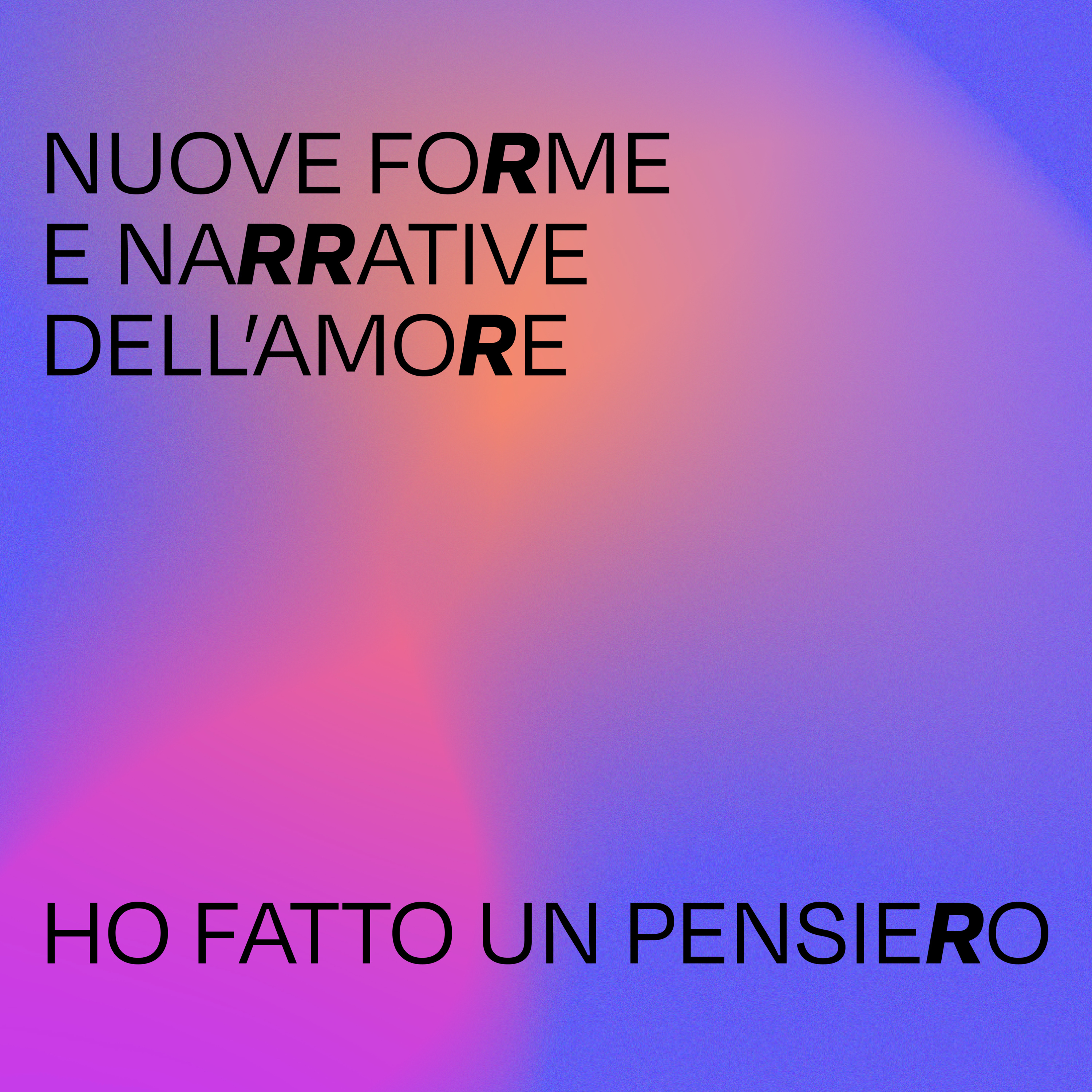 Ho fatto un pensiero