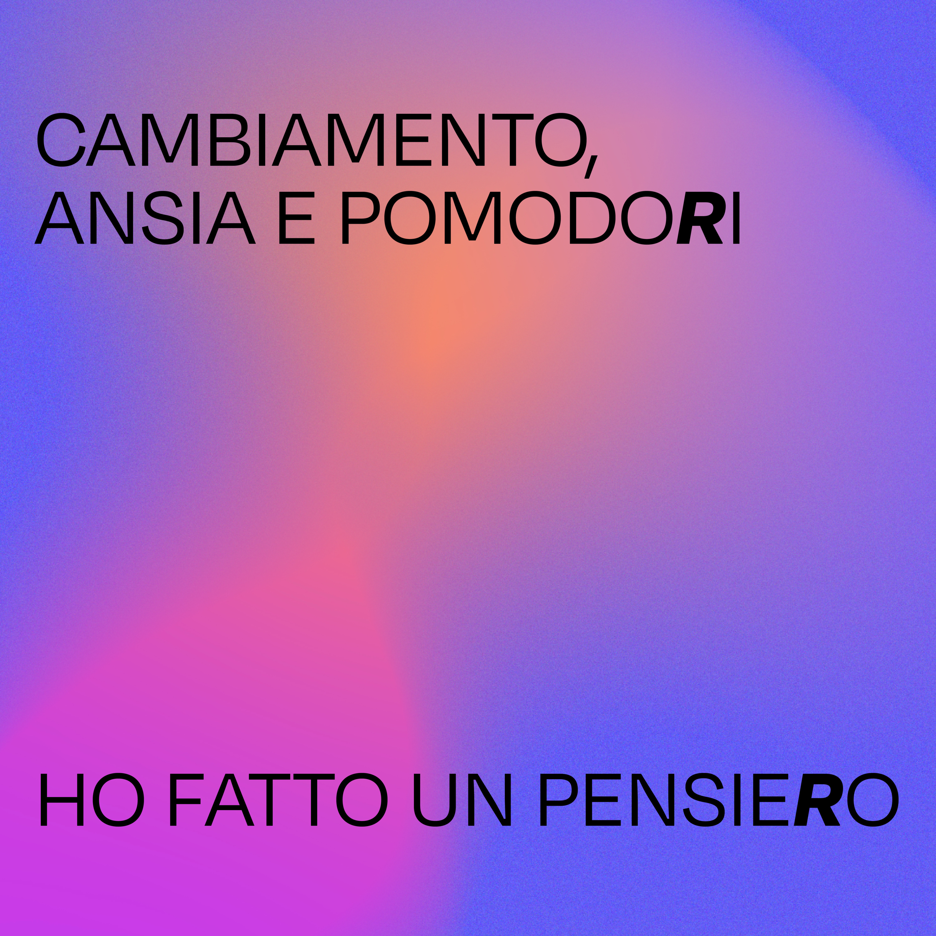 Ho fatto un pensiero