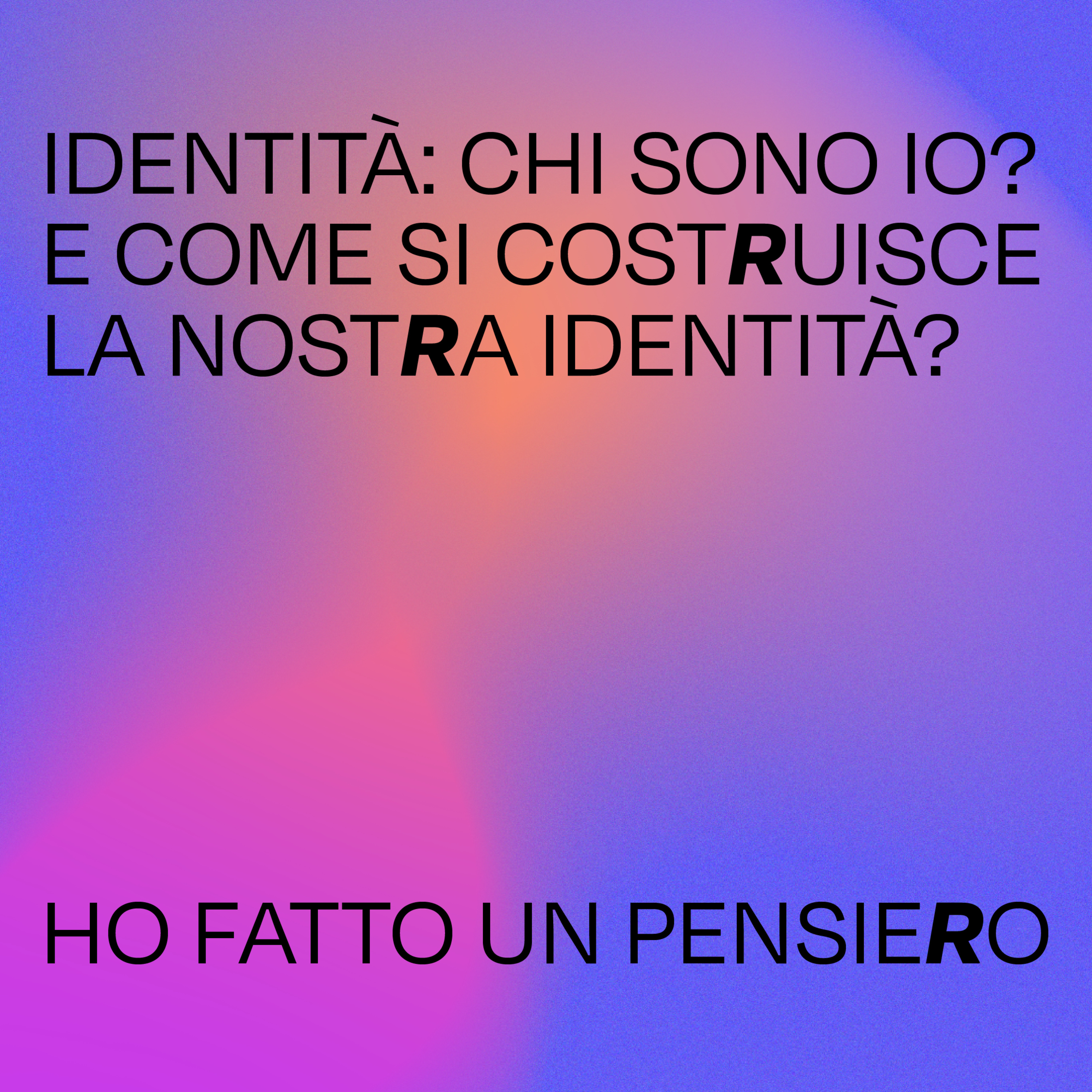 Ho fatto un pensiero