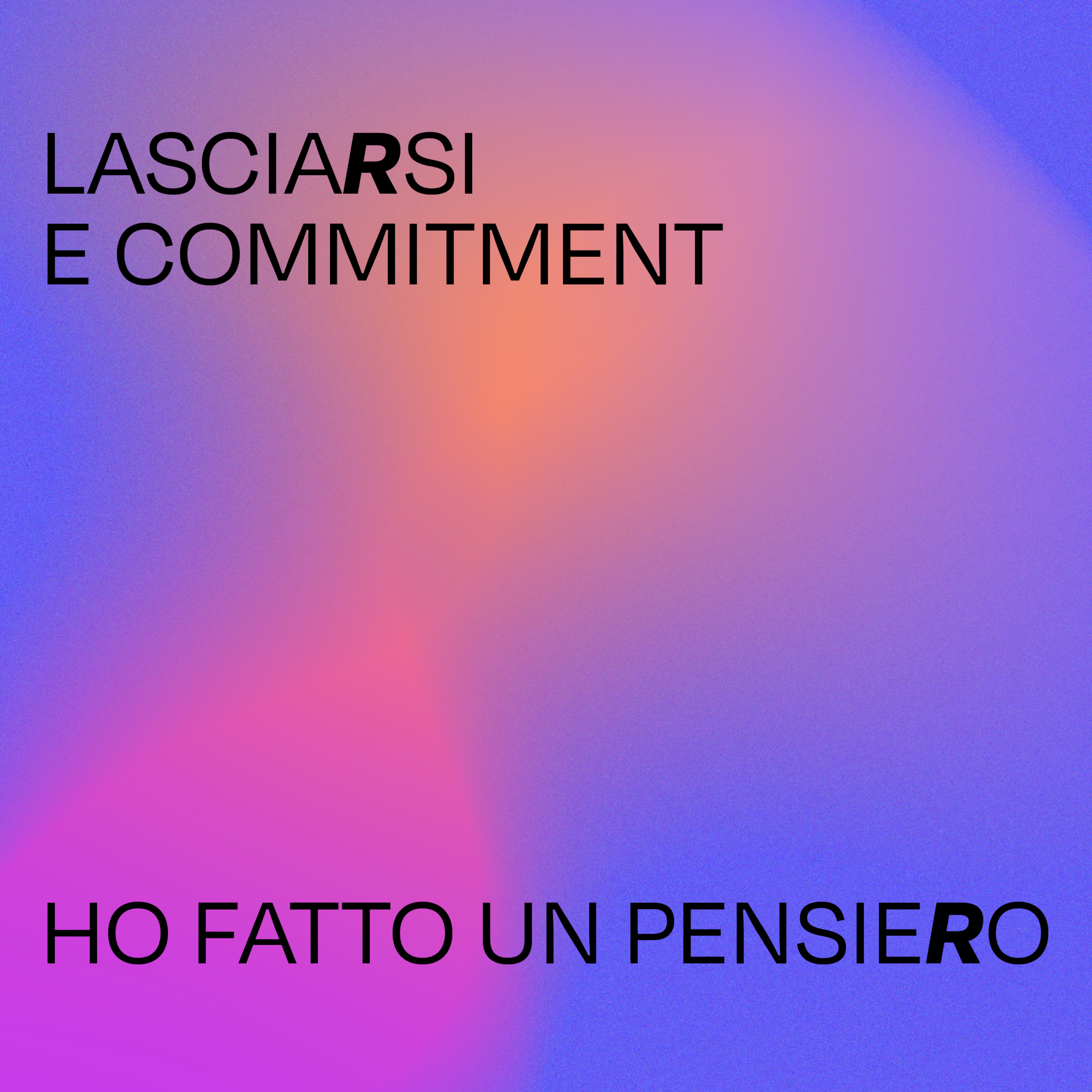 Ho fatto un pensiero