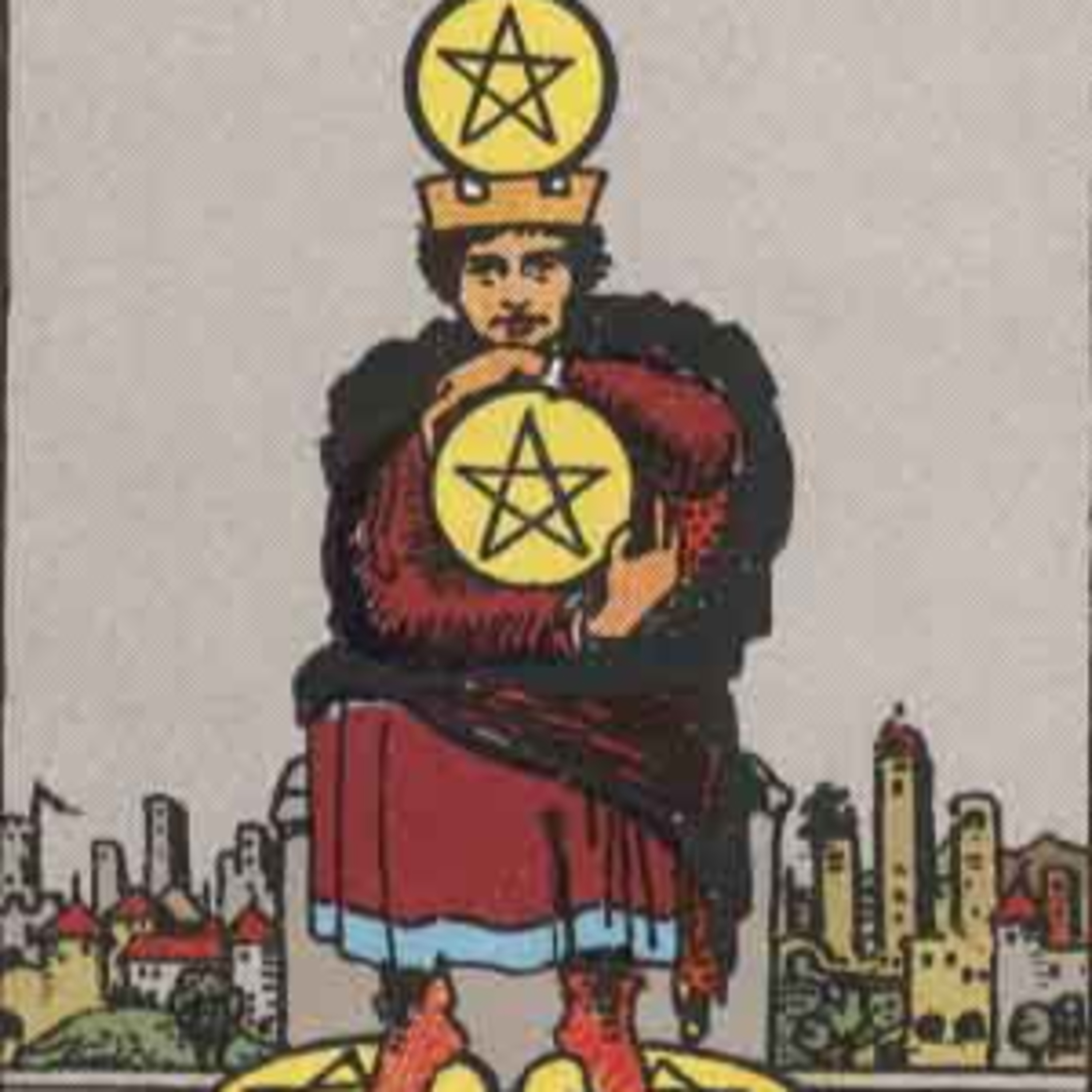 Four of Disks - Tarot Active Imagination Meditation - Build Material Security