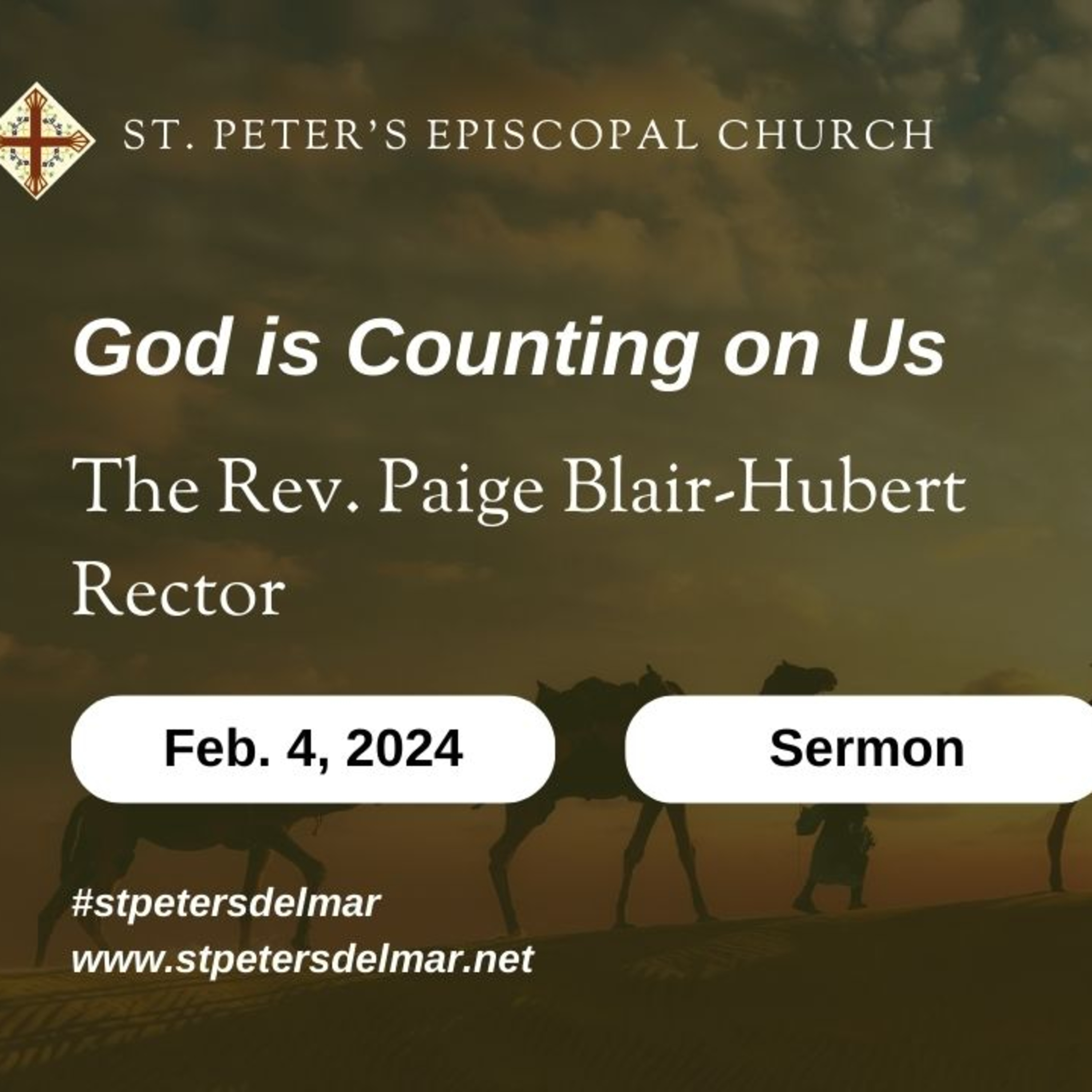 God is Counting on Us by the Rev. Paige Blair-Hubert episode artwork