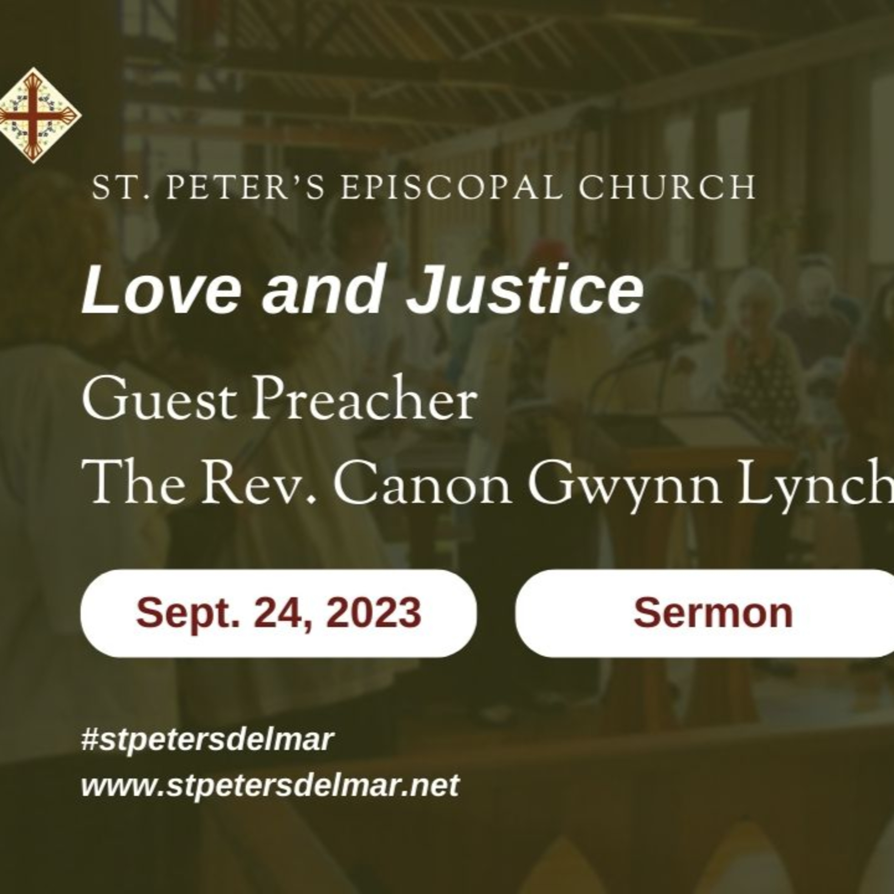 God gives us Love and Justice, both... by Guest Preacher The Rev. Canon Gwynn Lynch episode artwork