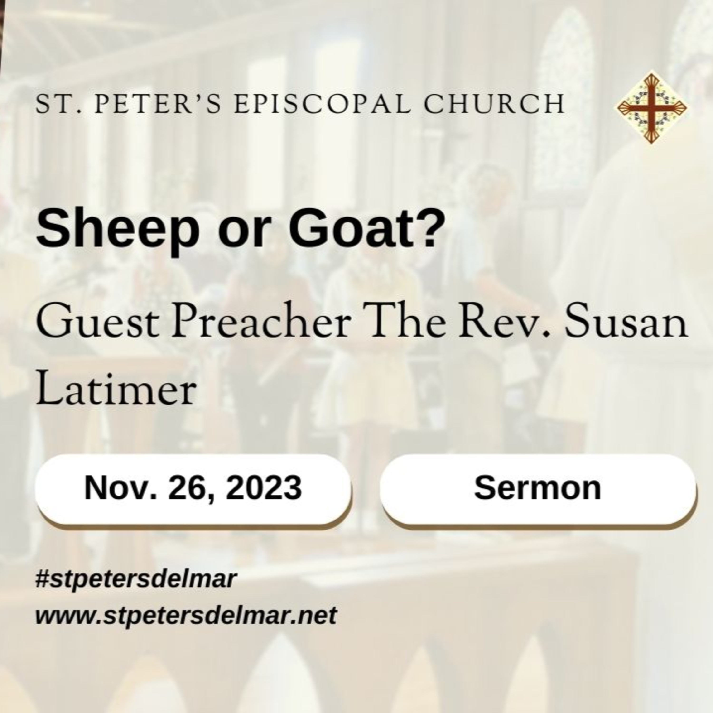 Are You a Sheep or a Goat? by Guest Preacher the Rev. Susan Latimer episode artwork