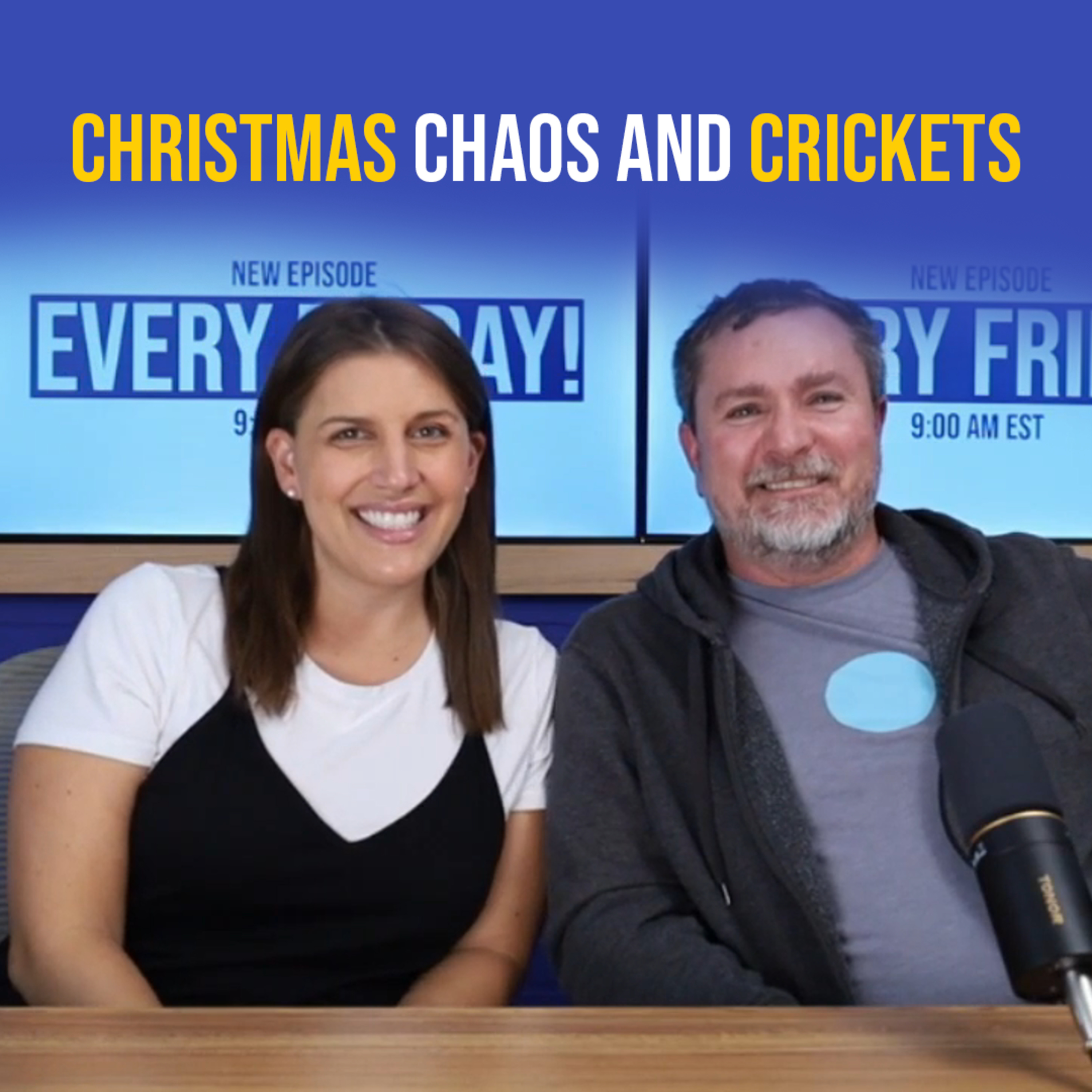 Christmas Chaos and Crickets episode artwork