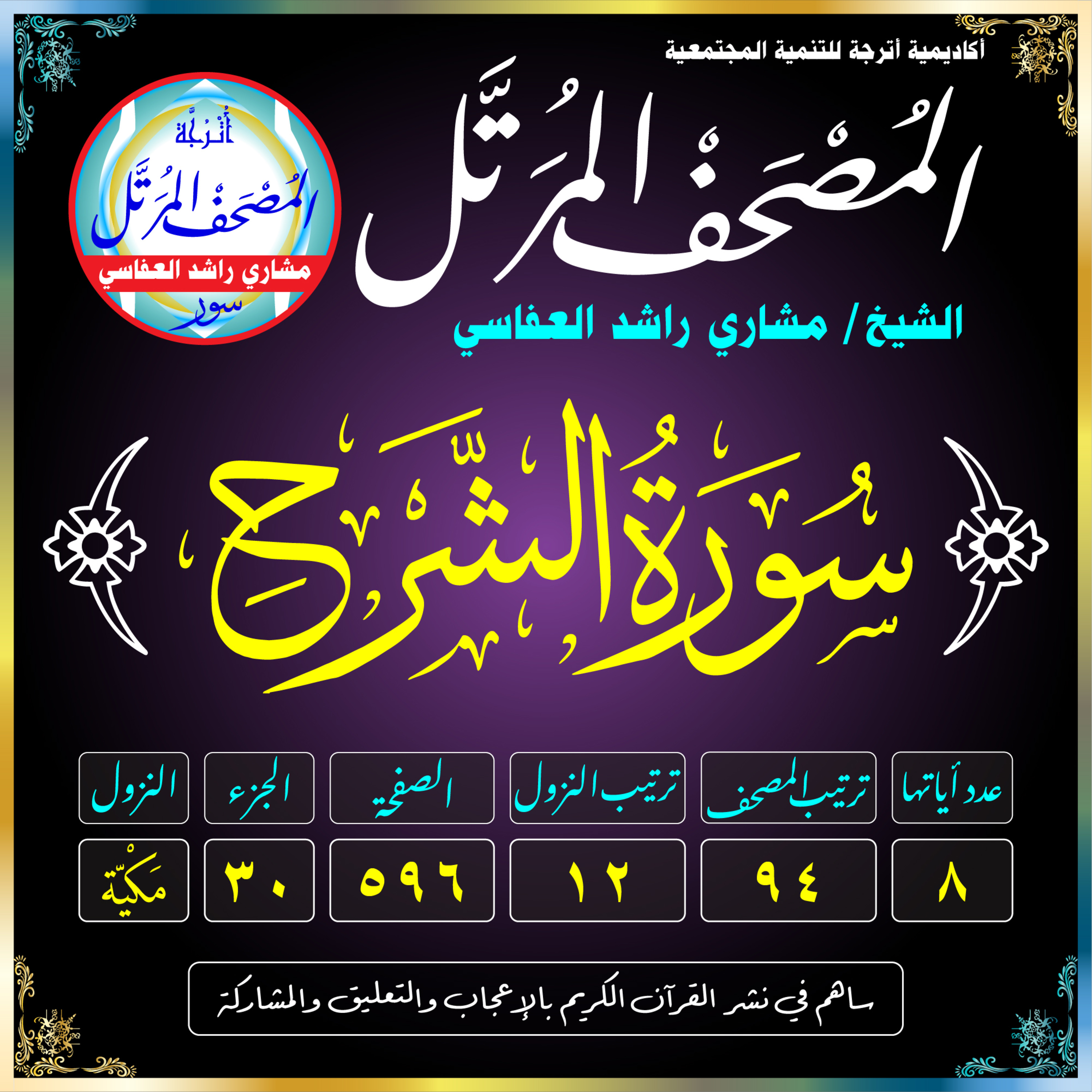 (094) سُورَةُ الشَّرۡحِ episode artwork