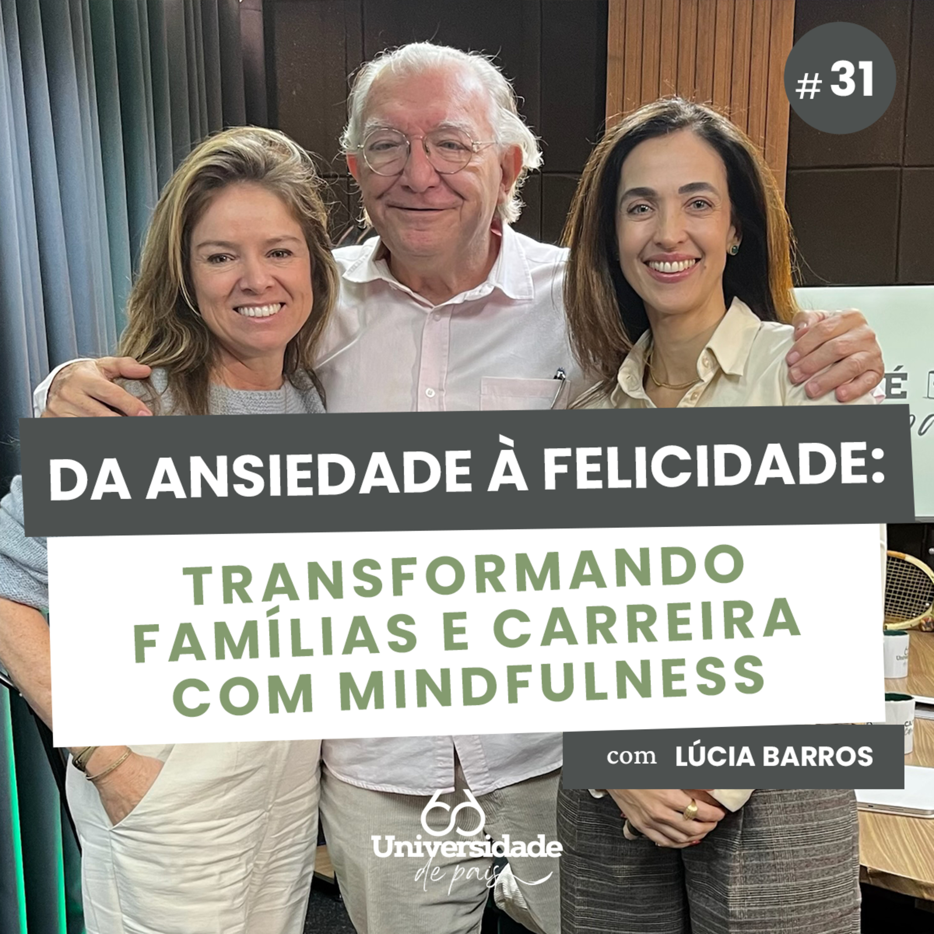 Da Ansiedade à Felicidade: transformando famílias e carreira com Mindfulness | Lúcia Barros | Café com Pais #31 episode artwork