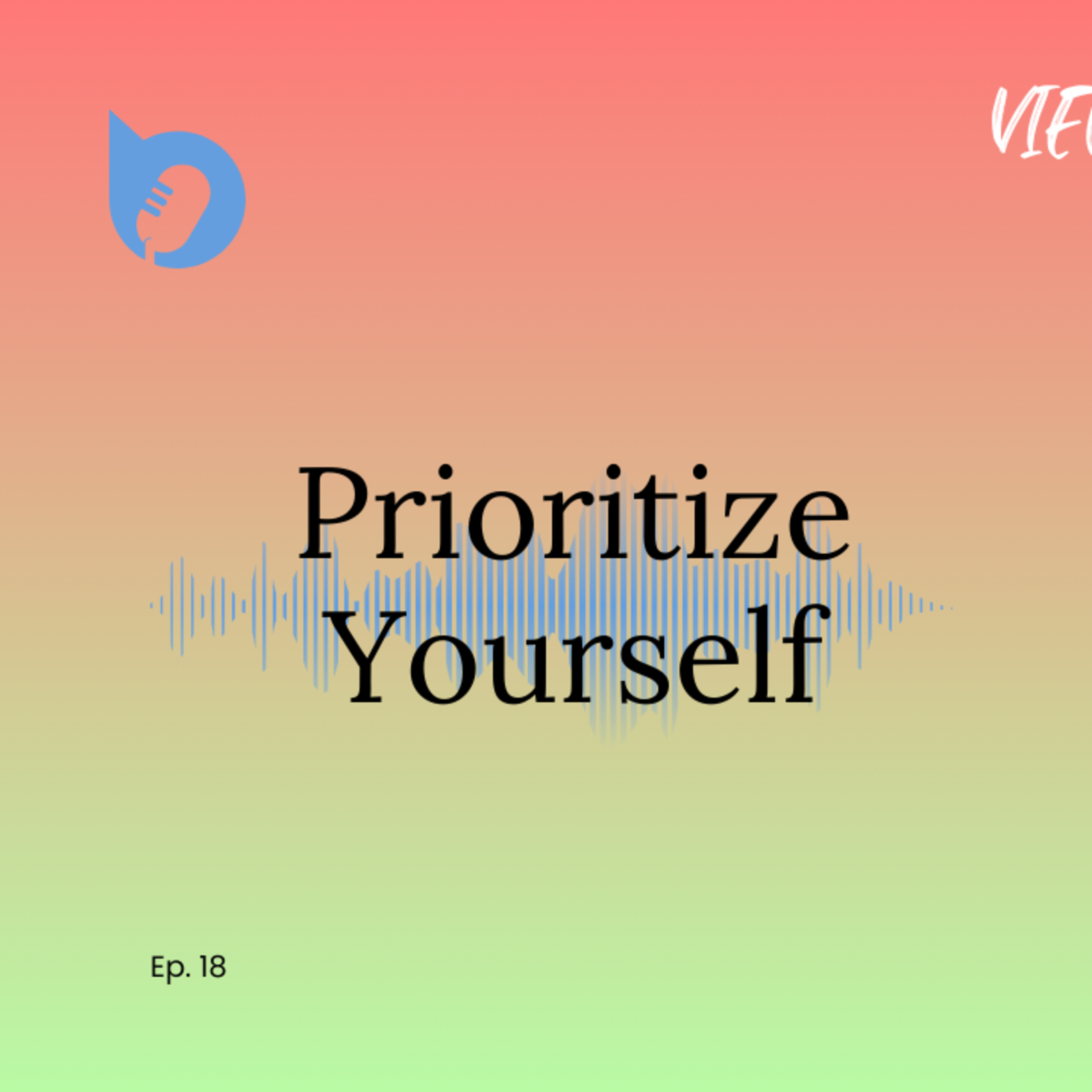 Prioritizing Yourself episode artwork