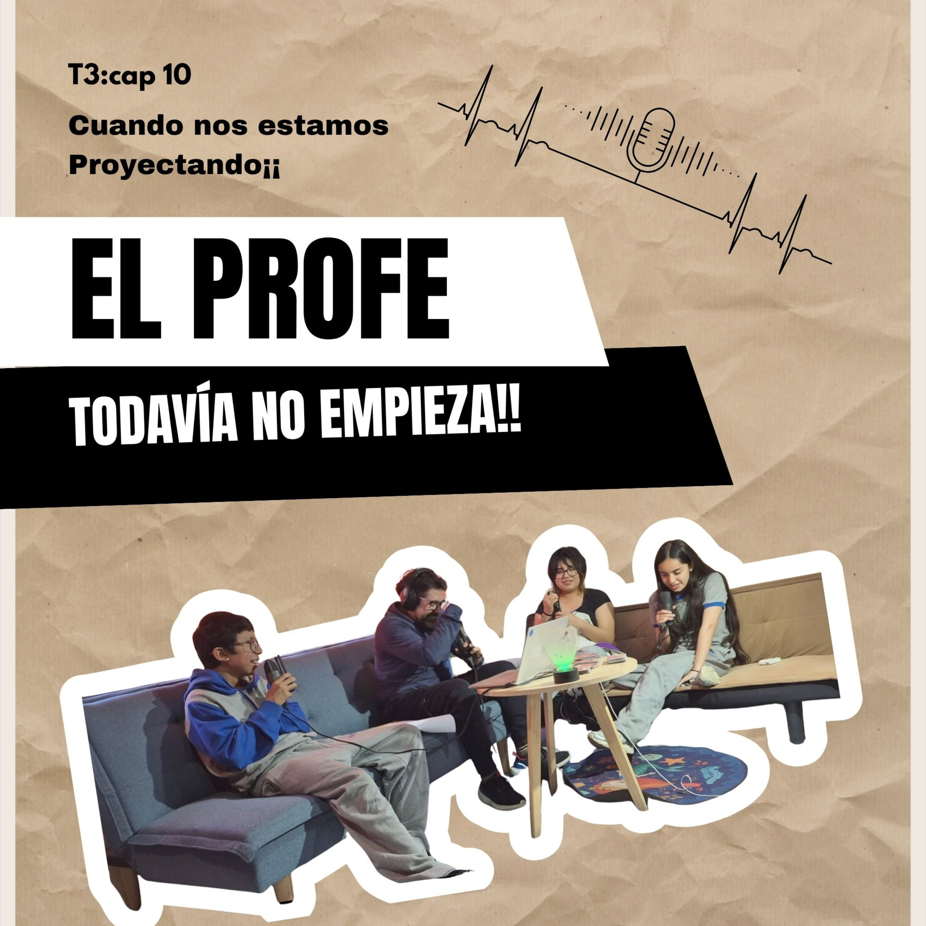 Portada de El profe todavia no empieza¡¡¡
