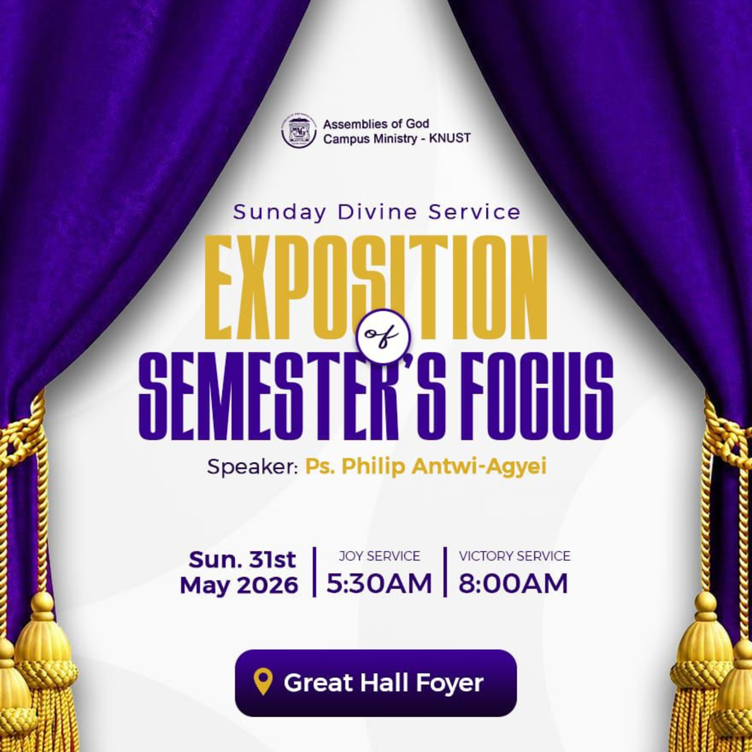 PROJECTING THE FAITH_PS. PROF. PHILIP ANTWI ADJEI