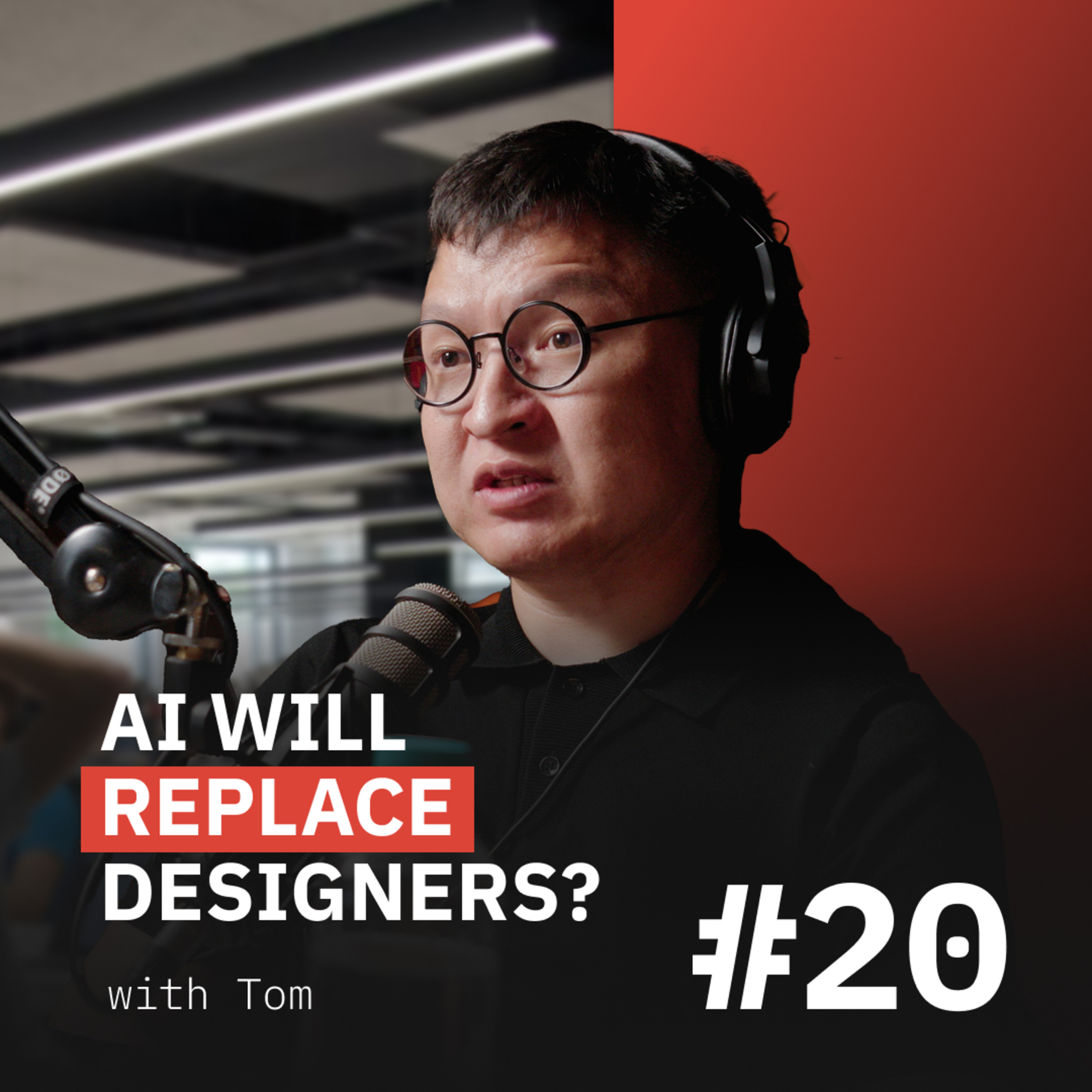 AI will replace designers? | Tom #20 episode artwork