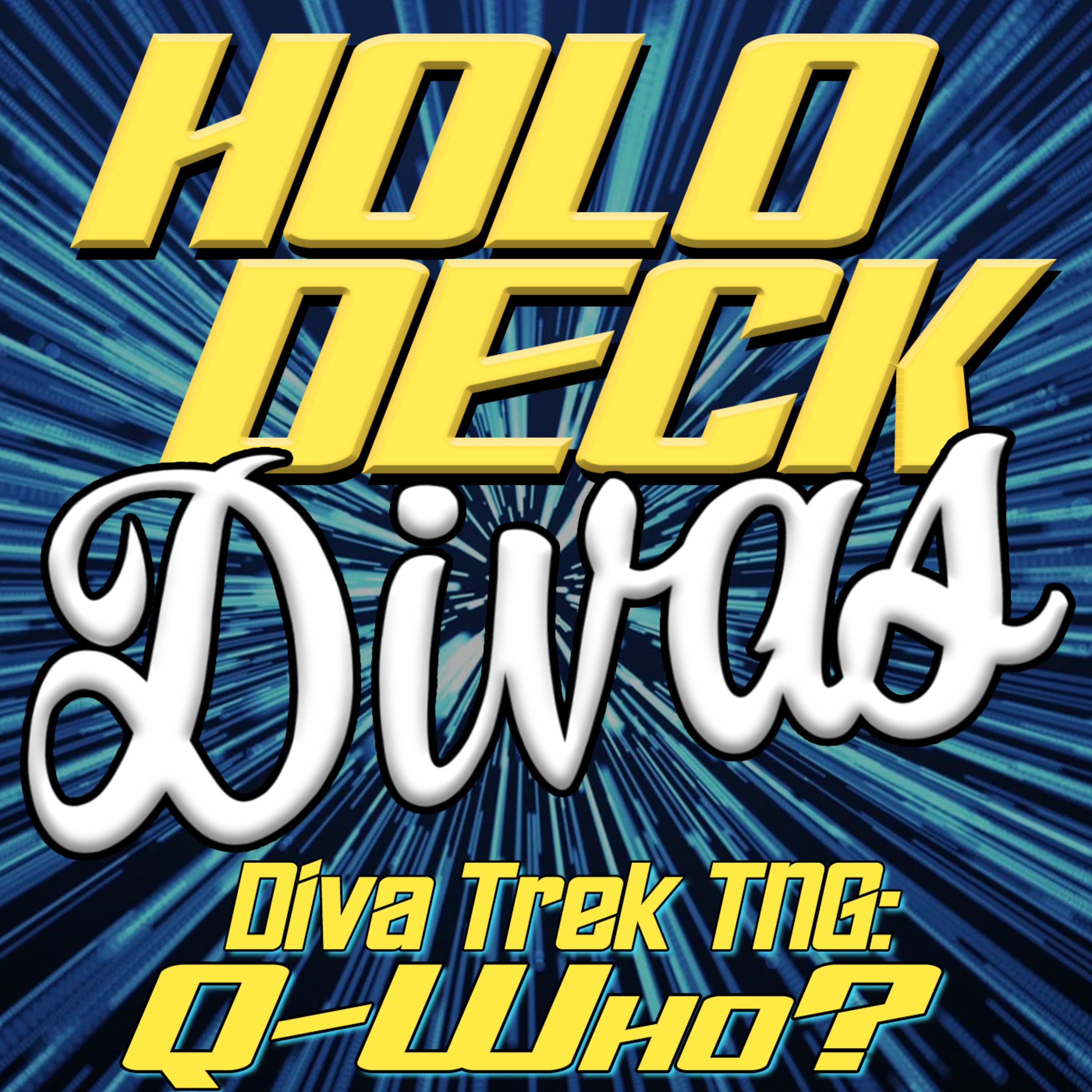 Diva Trek TNG - Q Who? episode artwork