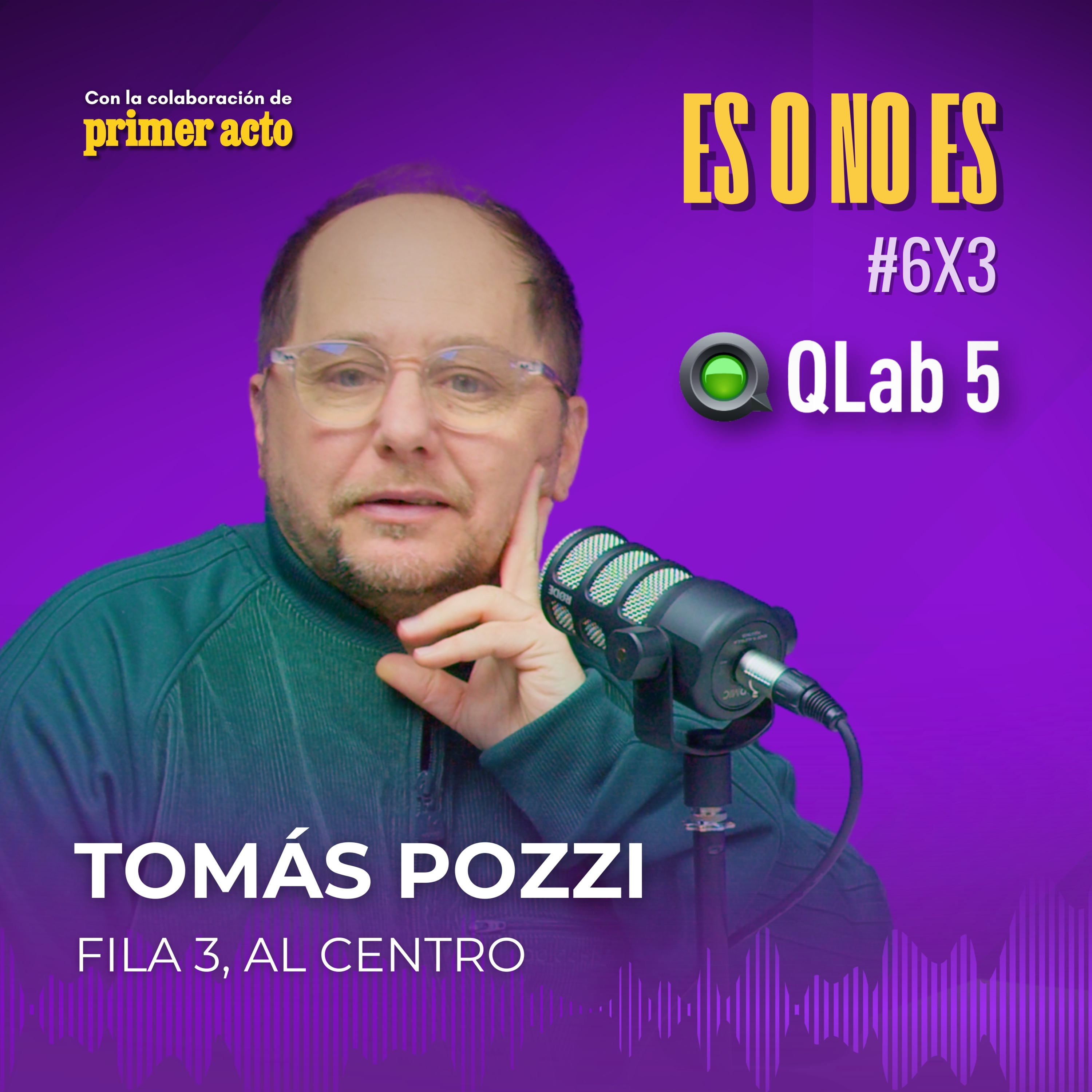 Fila 3, al centro: Entrevista a Tomás Pozzi episode artwork