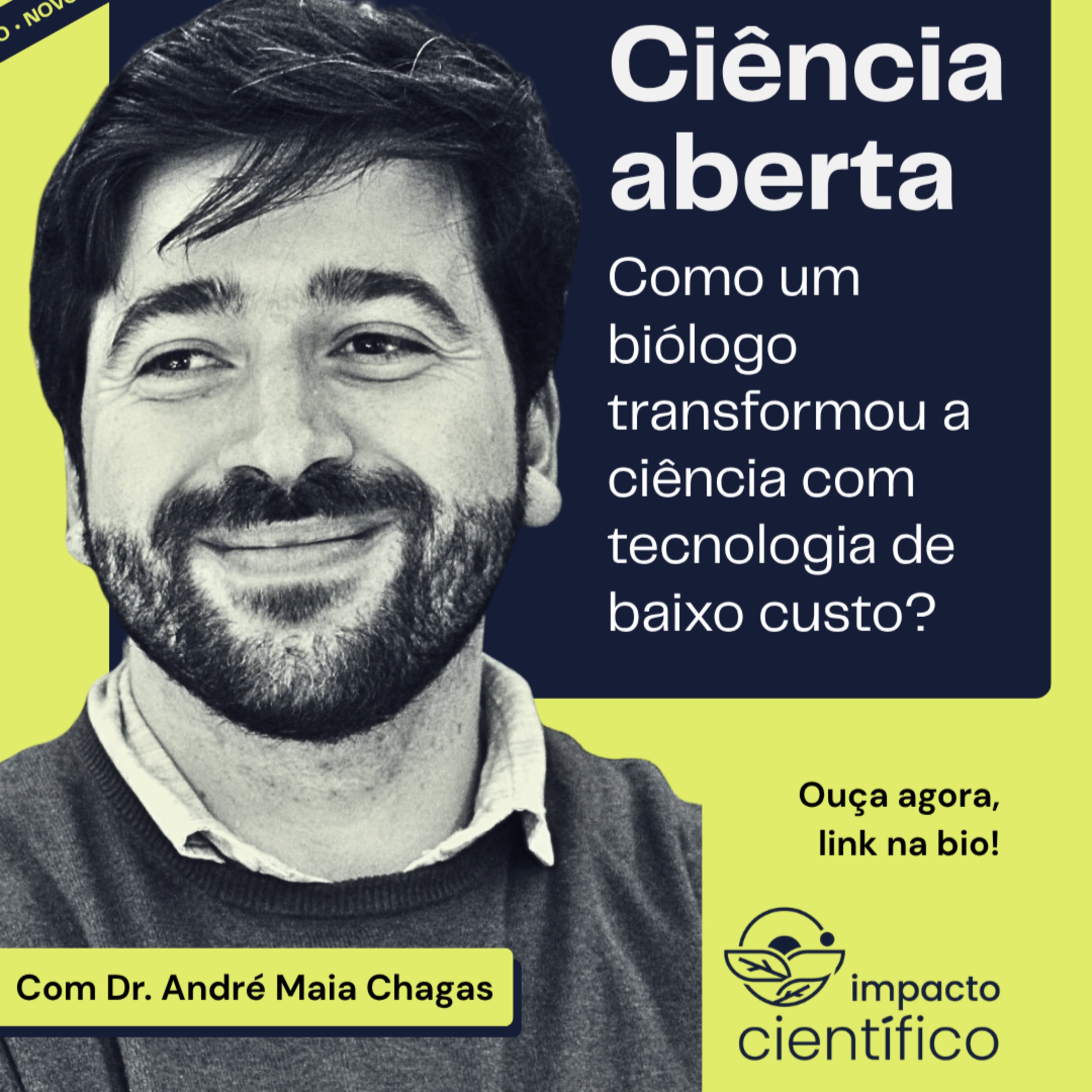#37 - Como um biólogo transformou a ciência com tecnologia de baixo custo?  episode artwork