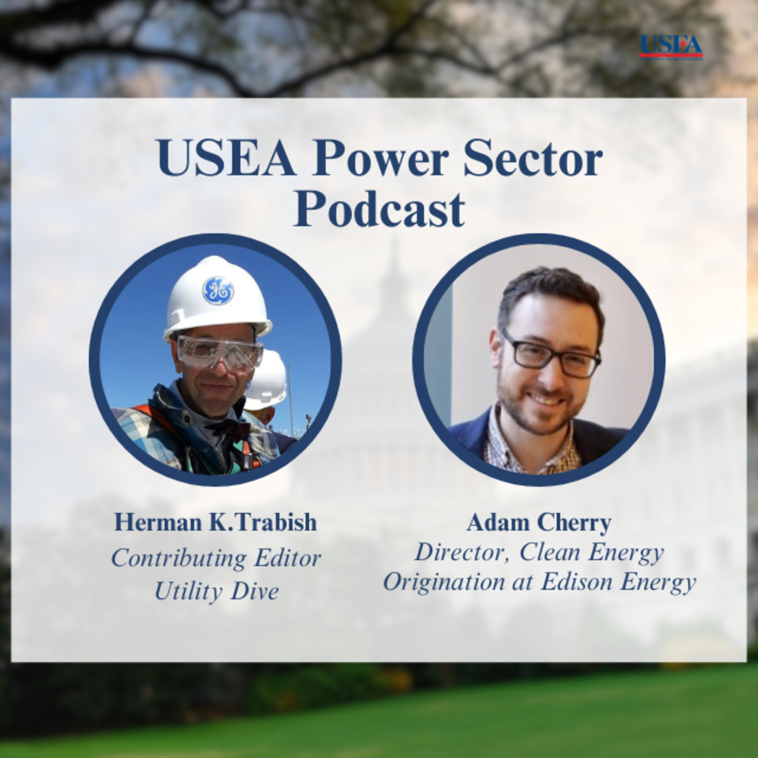 USEA Power Sector Podcast Episode 23: Edison Energy Director of Clean Energy Origination Adam Cherry episode artwork