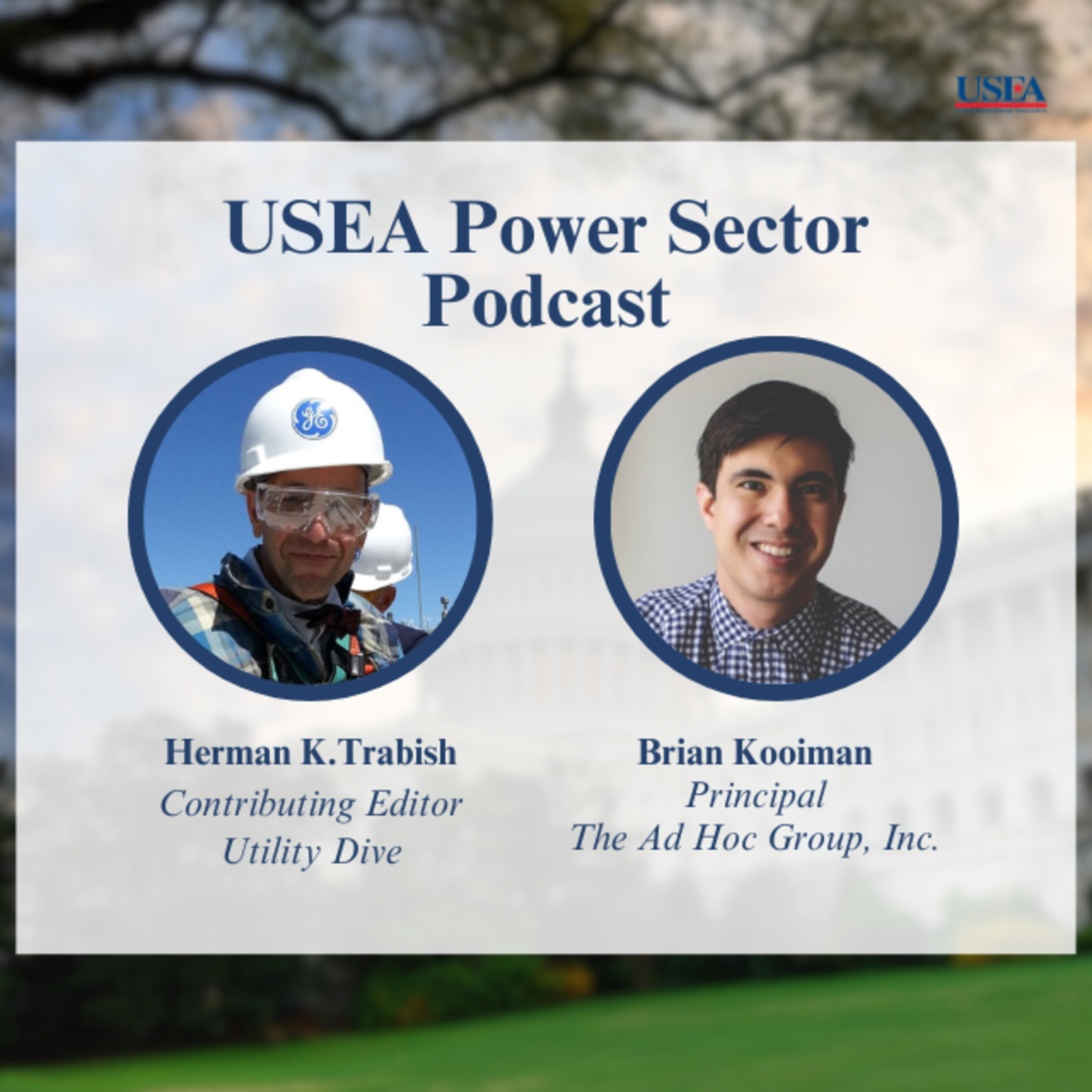 USEA Power Sector Podcast Episode 27: The Ad Hoc Group Principal Brian Kooiman episode artwork