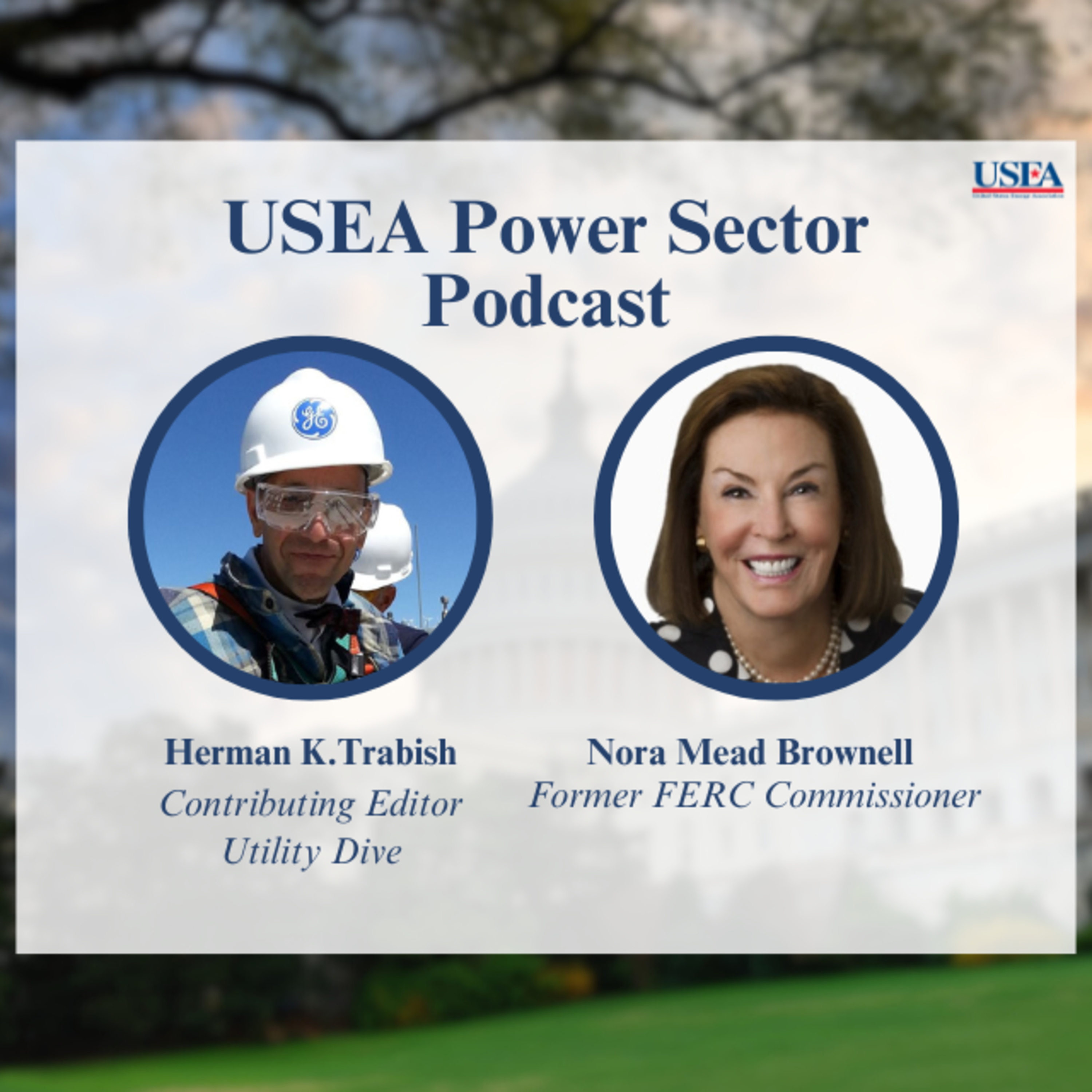 USEA Power Sector Podcast Episode 31: Former FERC Commissioner Nora Mead Brownell episode artwork
