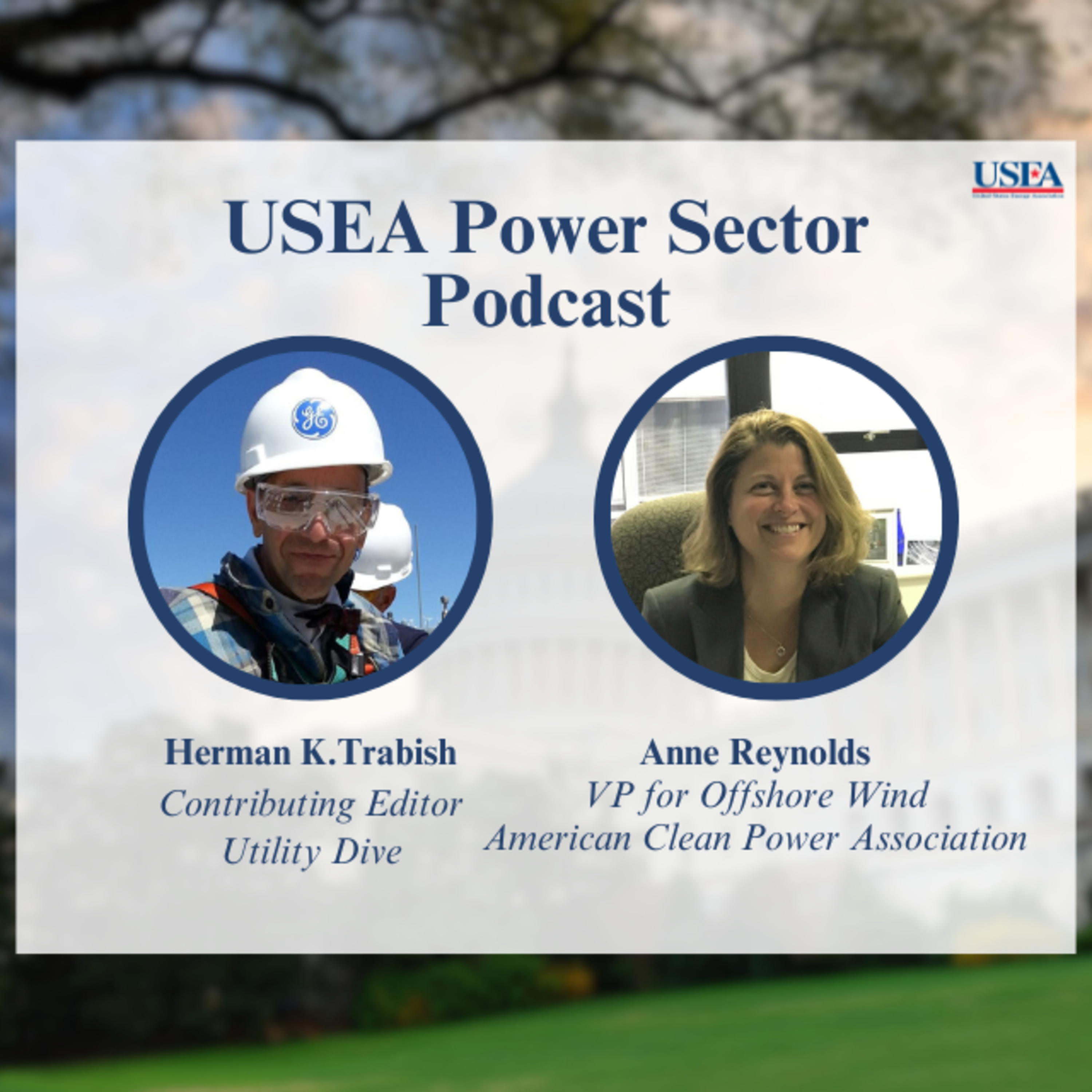 USEA Power Sector Podcast Episode 36: VP for Offshore Wind at ACP Anne Reynolds episode artwork