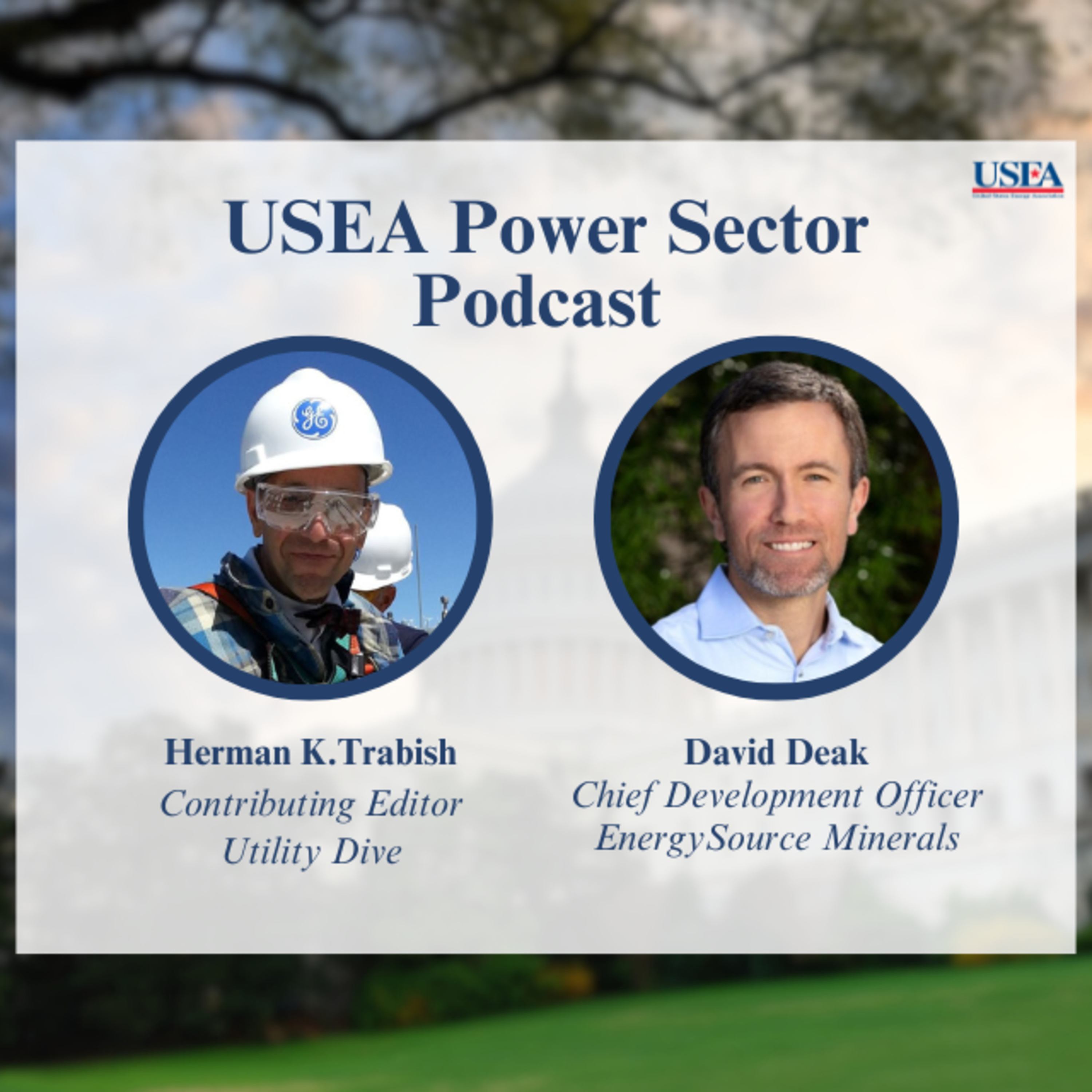 USEA Power Sector Podcast Episode 42: EnergySource Minerals Chief Development Officer David Deak episode artwork
