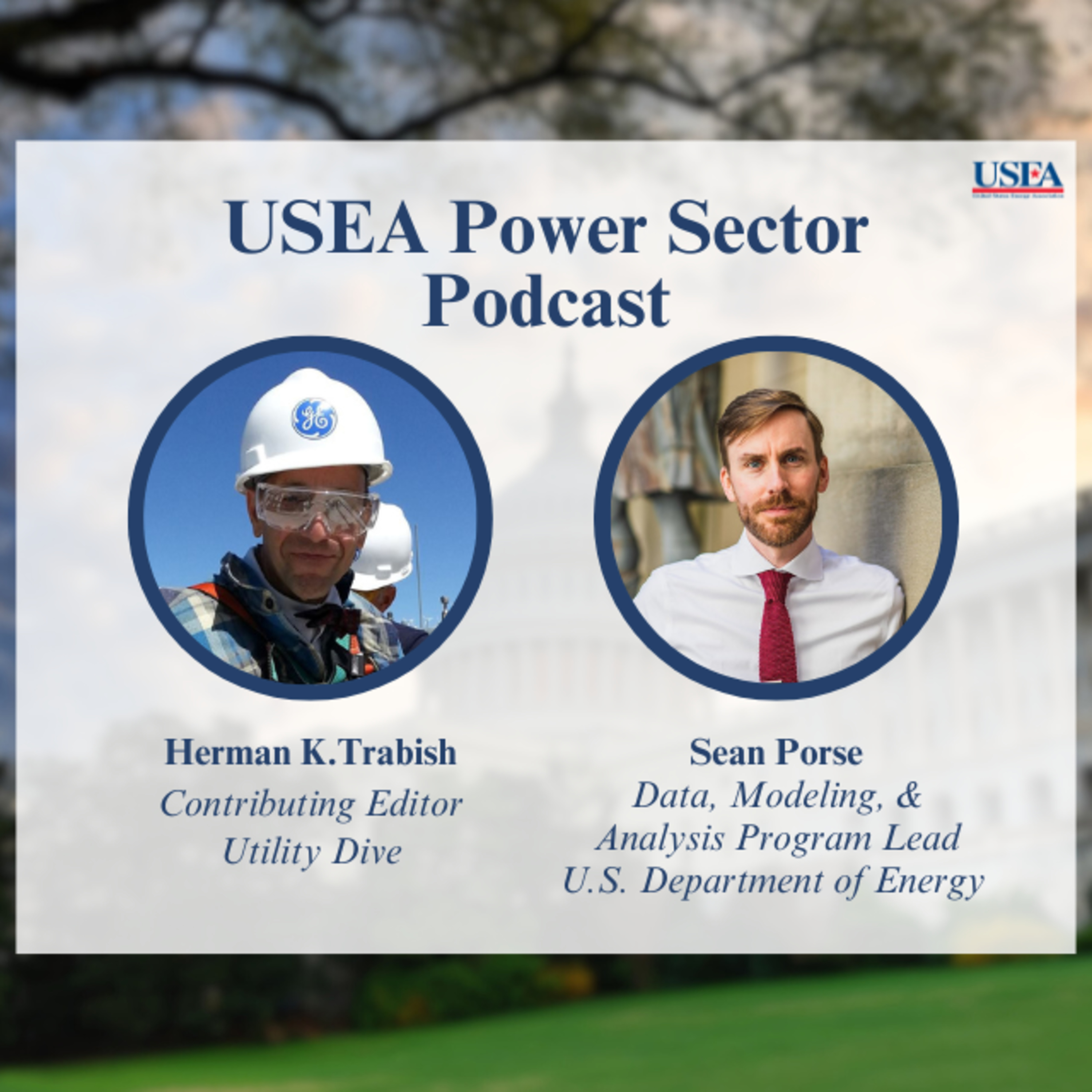 USEA Power Sector Podcast Episode 43: DOE Program Lead Sean Porse episode artwork
