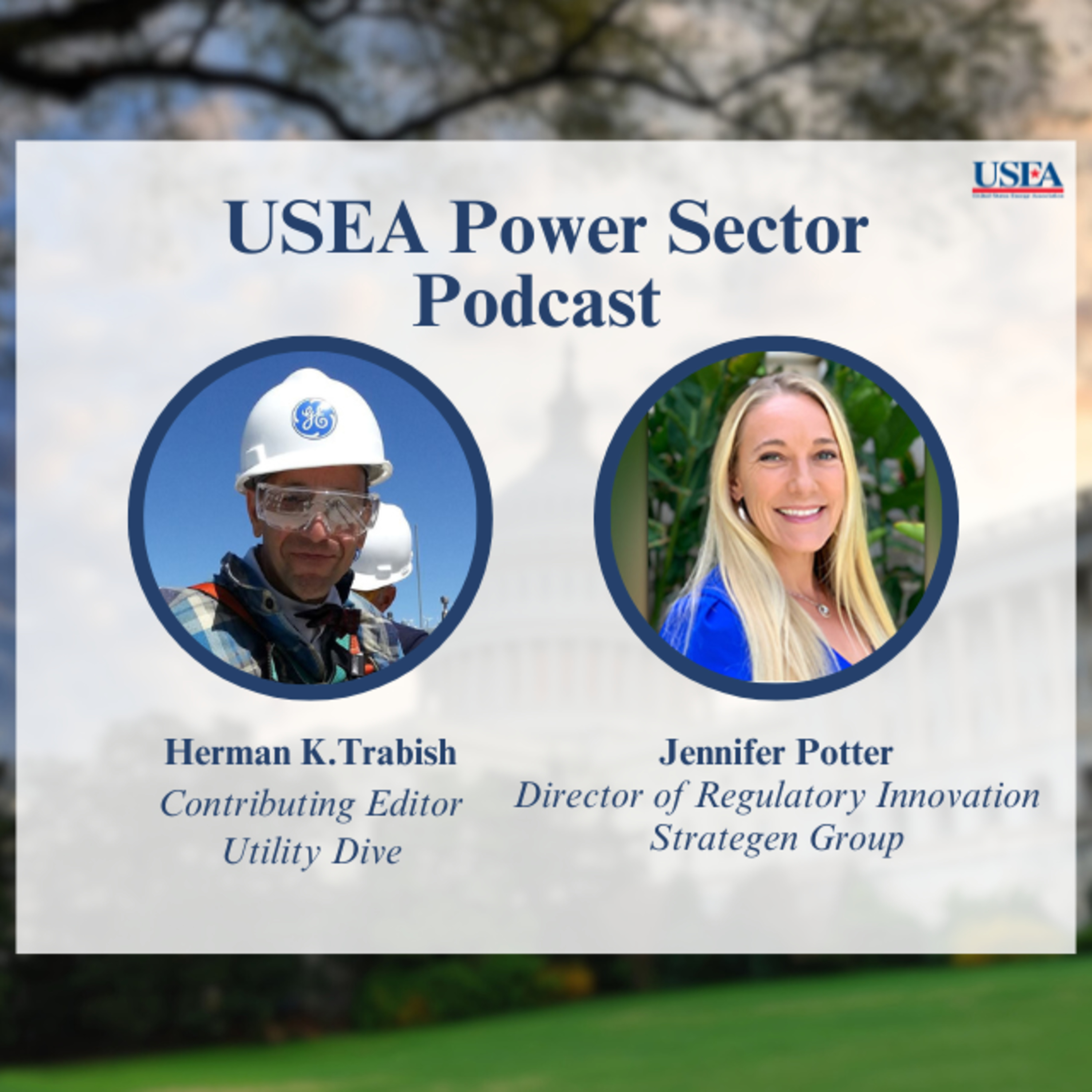 USEA Power Sector Podcast Episode 58: Strategen Group Director of Regulatory Innovation Jennifer Potter episode artwork