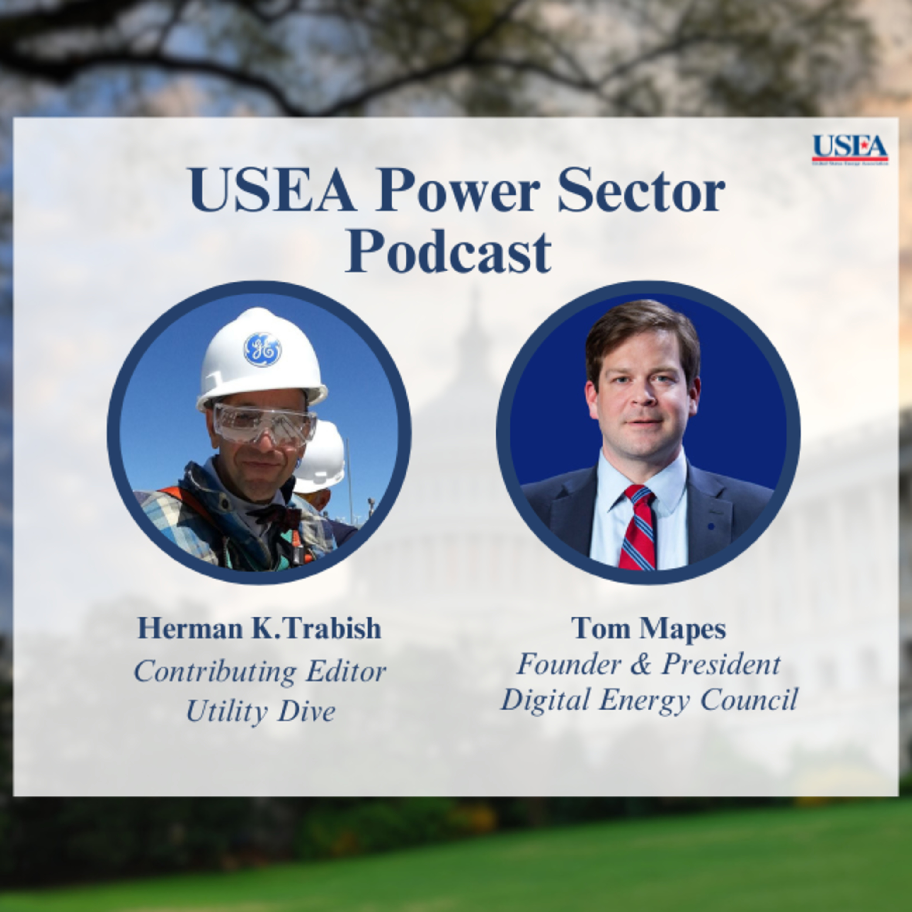 USEA Power Sector Podcast 88: Digital Energy Council Founder & President Tom Mapes episode artwork
