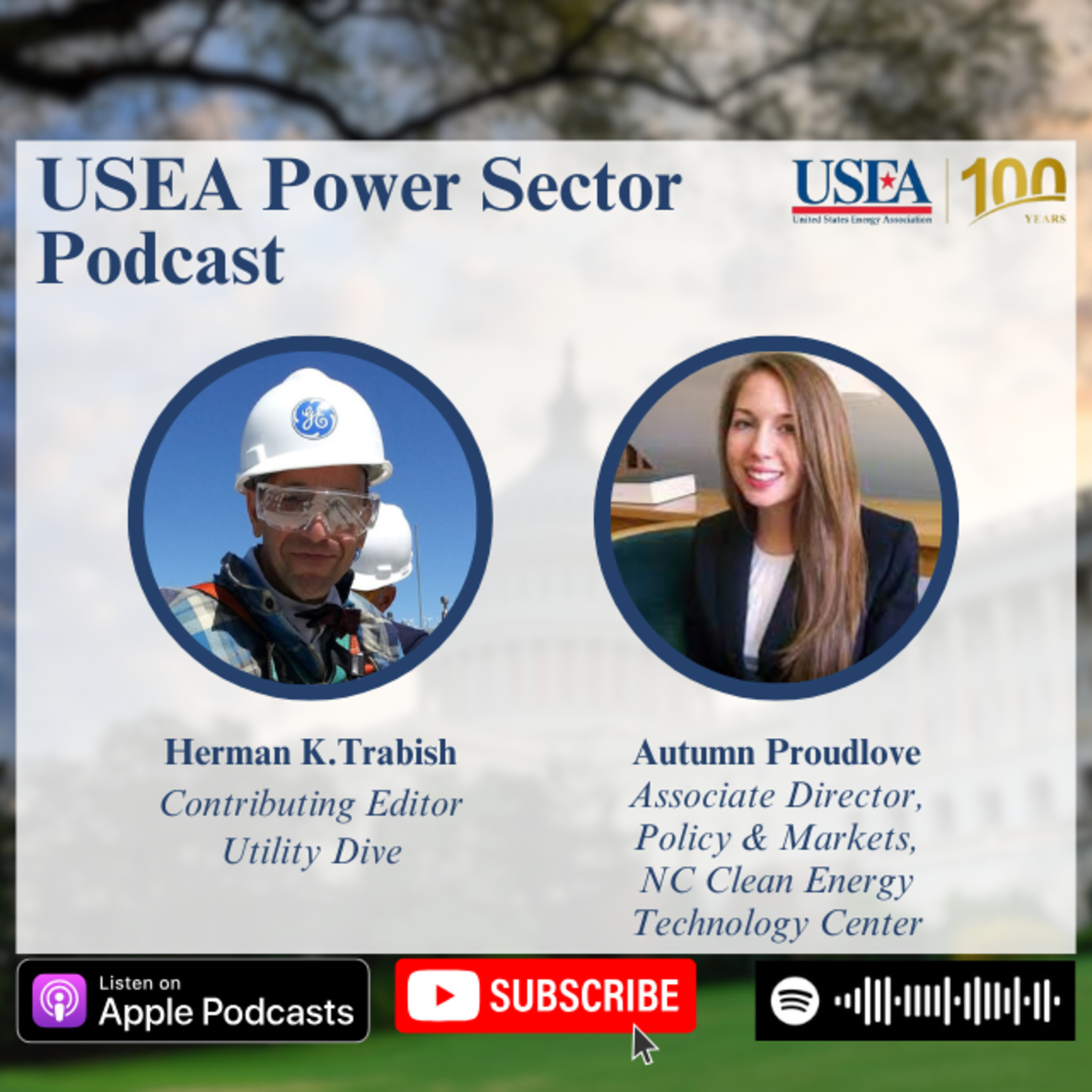 USEA Power Sector Podcast Episode 95: NC Clean Energy Technology Center Associate Director for Policy & Markets Autumn Proudlove episode artwork
