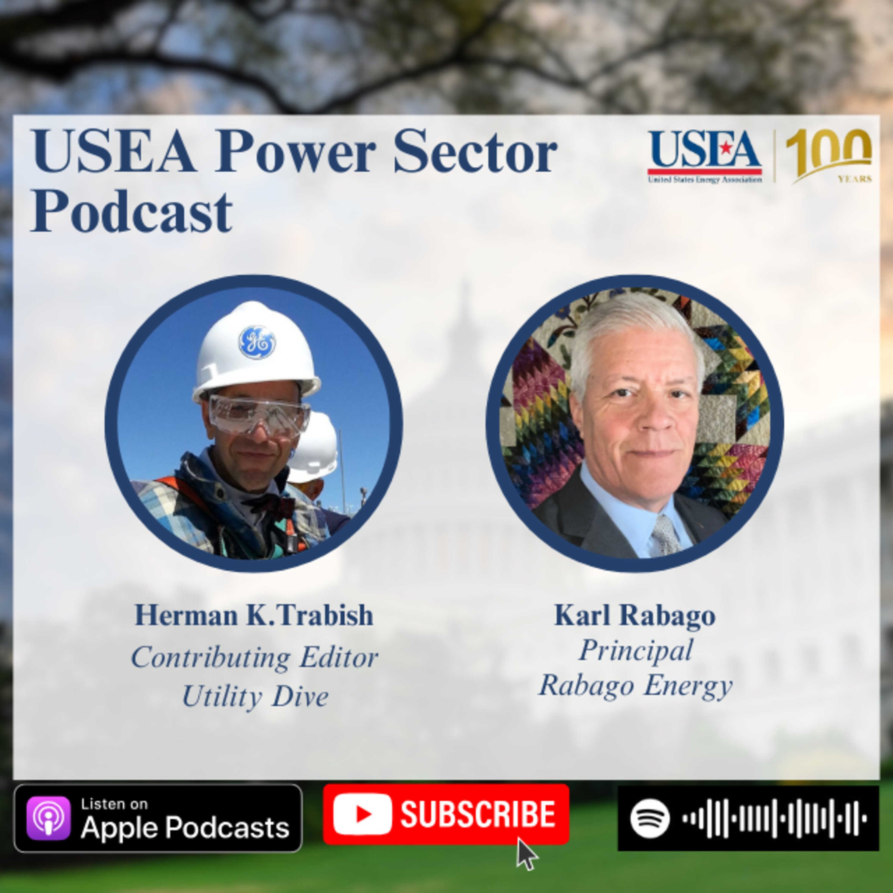 USEA Power Sector Podcast Episode 97: Rabago Energy Principal Karl Rabago episode artwork