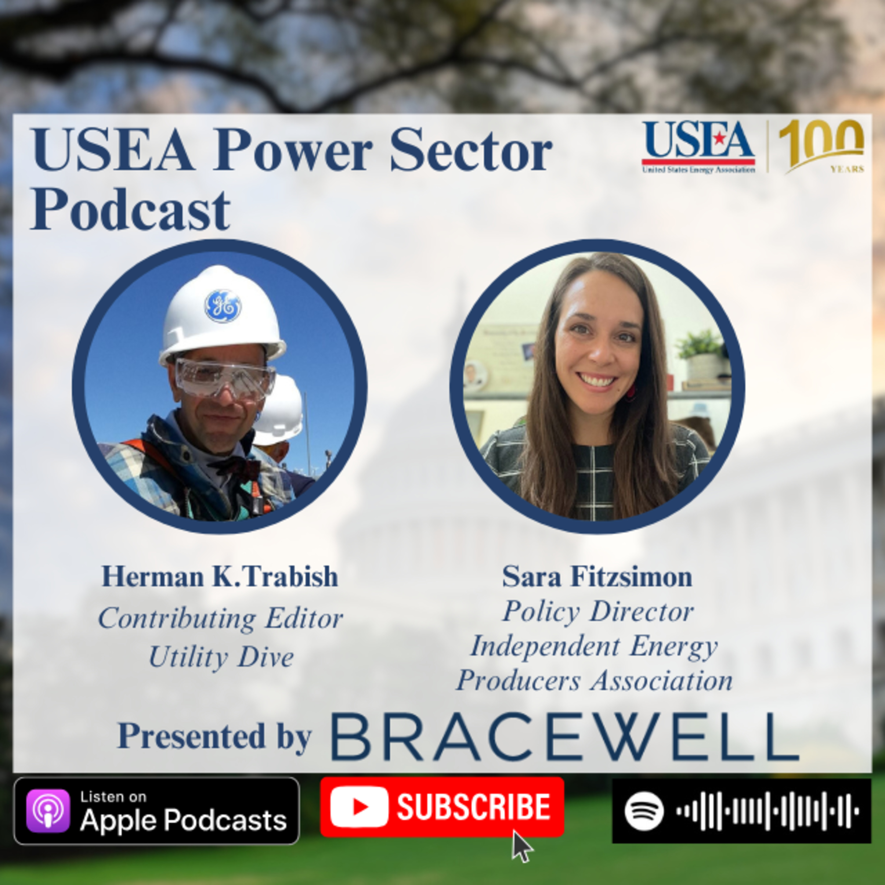 USEA Power Sector Podcast Episode 136: Independent Energy Producers Association Policy Director Sara Fitzsimon episode artwork