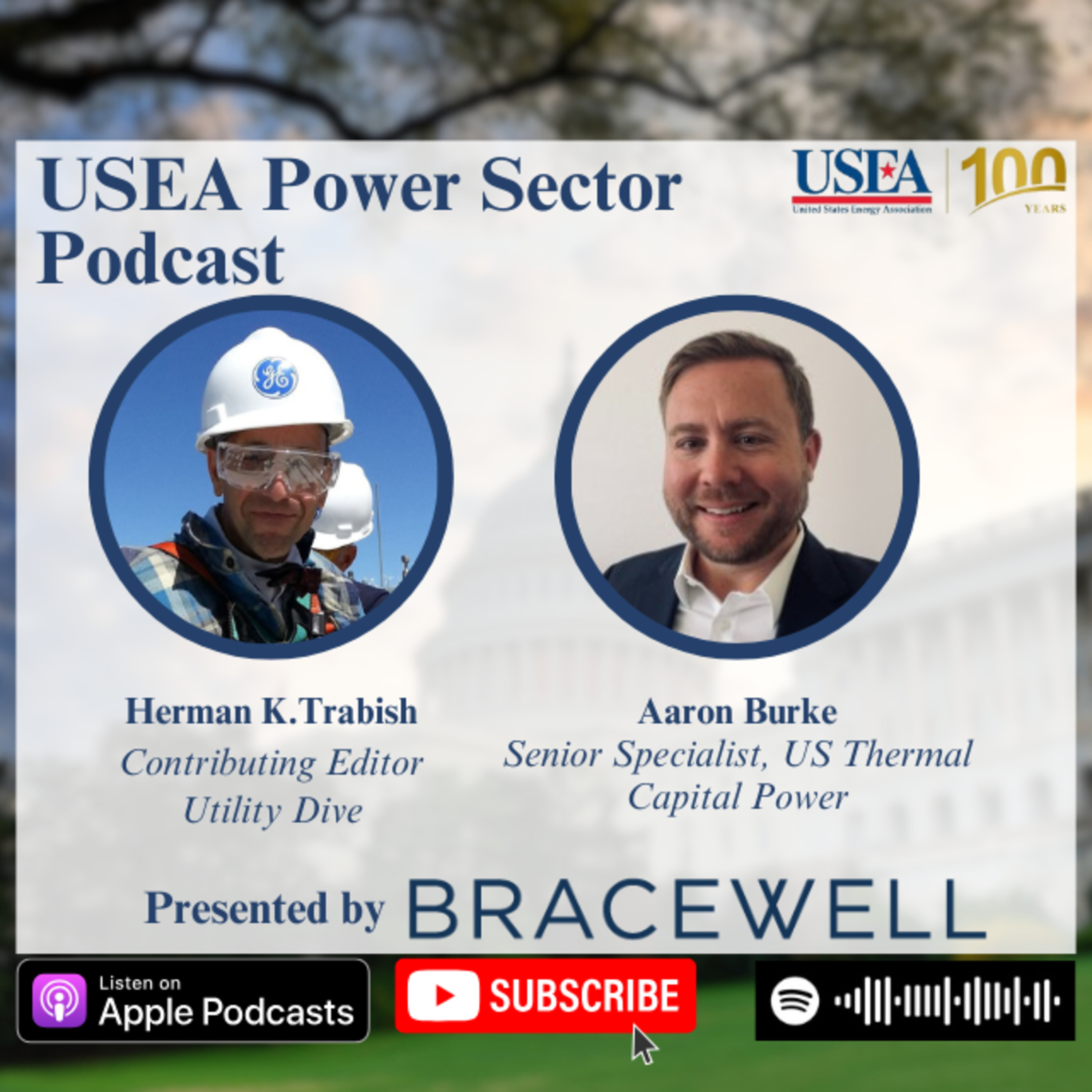 USEA Power Sector Podcast Episode 139: Capital Power Senior Specialist of US Thermal Aaron Burke episode artwork