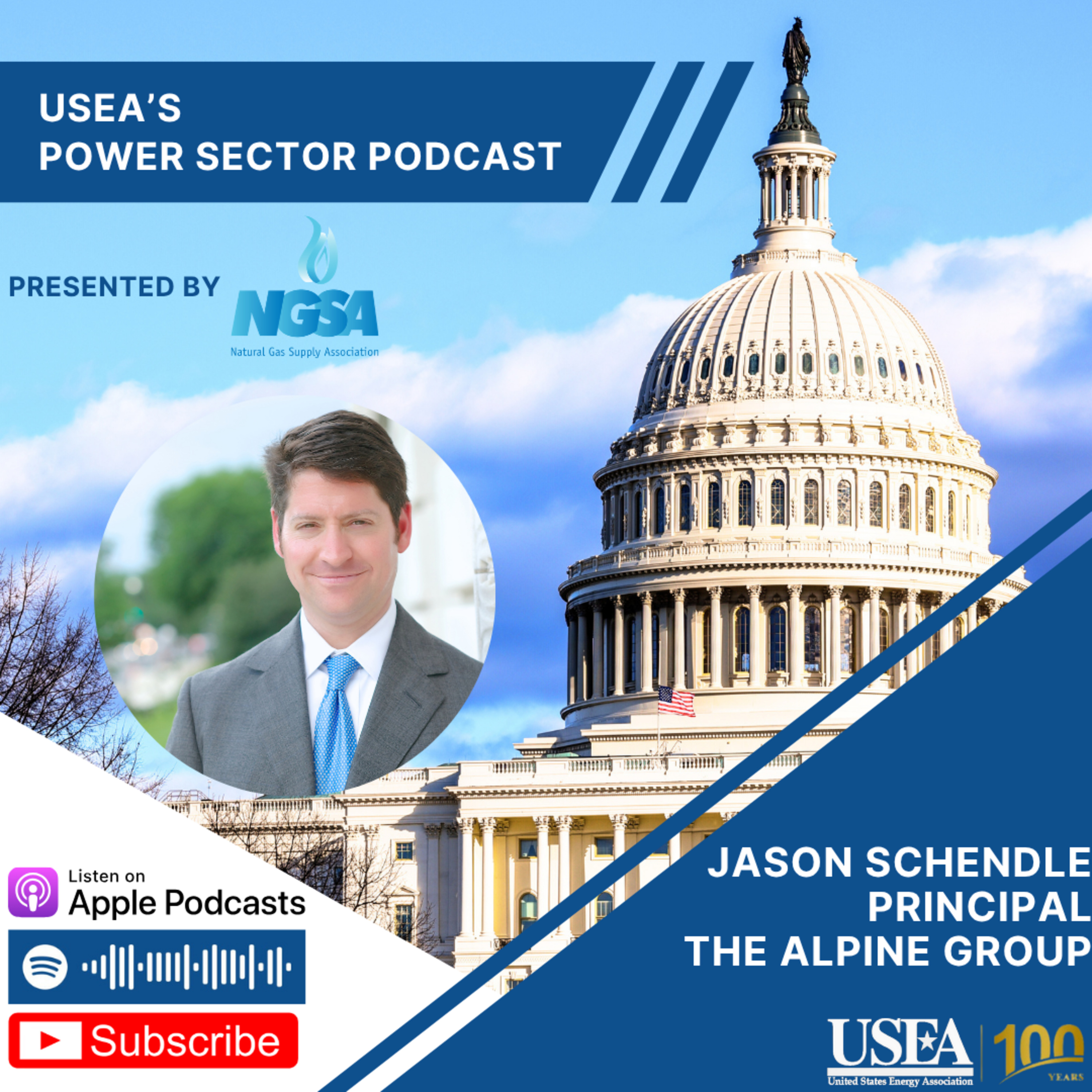 USEA Power Sector Podcast Episode 154: The Alpine Group Principal Jason Schendle episode artwork