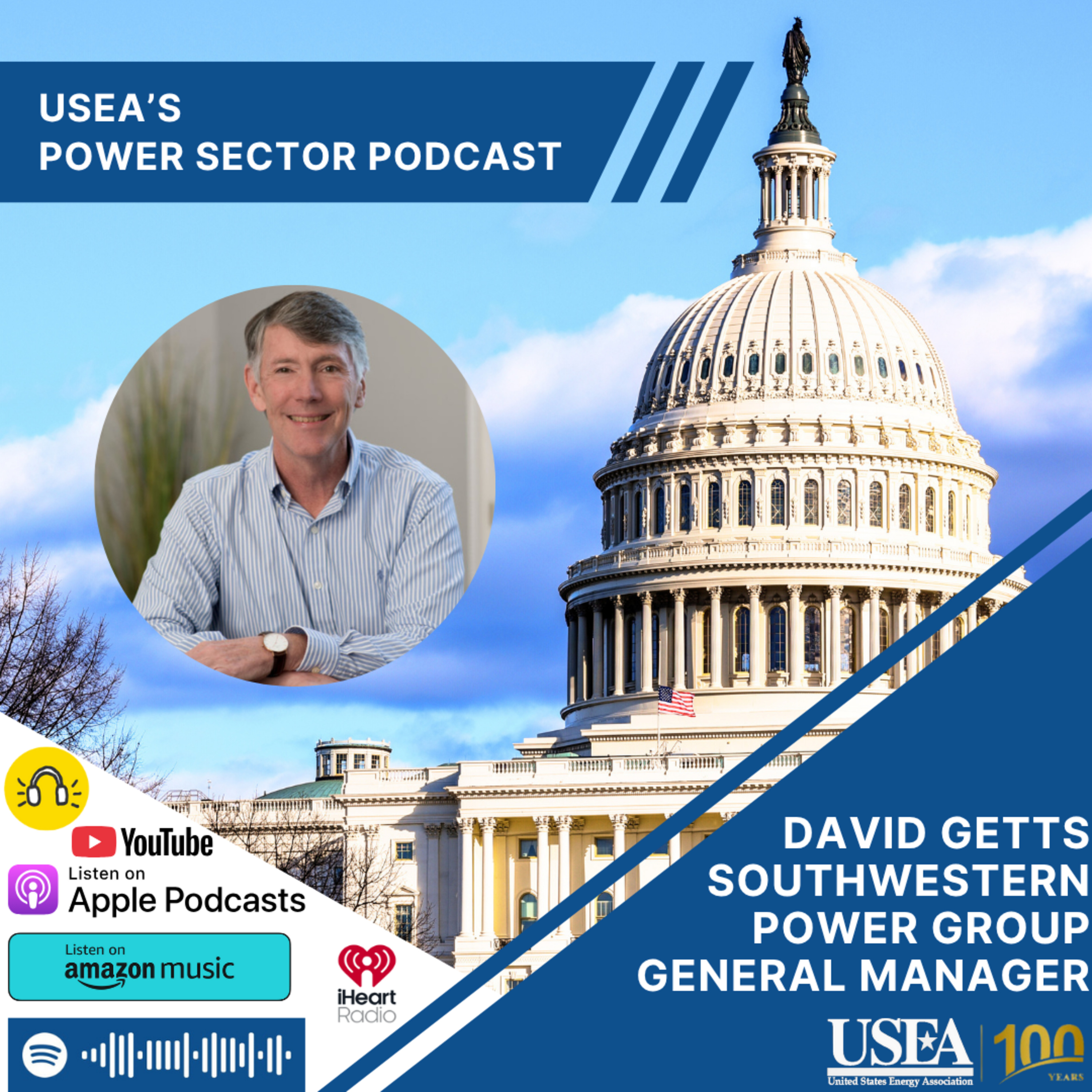 USEA Power Sector Podcast Episode 180: SouthWestern Power Group General Manager David Getts episode artwork