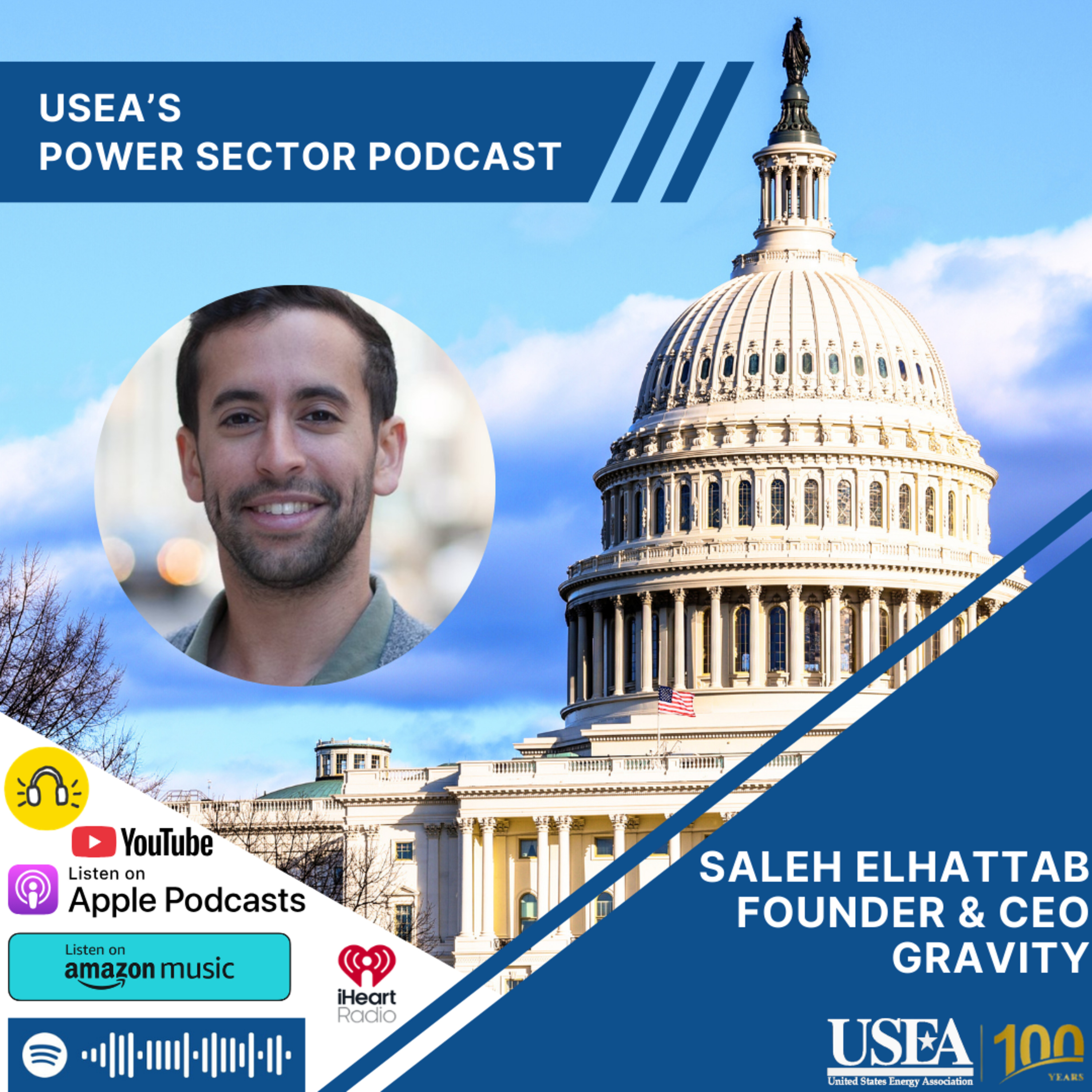 USEA Power Sector Podcast Episode 214: Gravity Founder & CEO Saleh ElHattab episode artwork