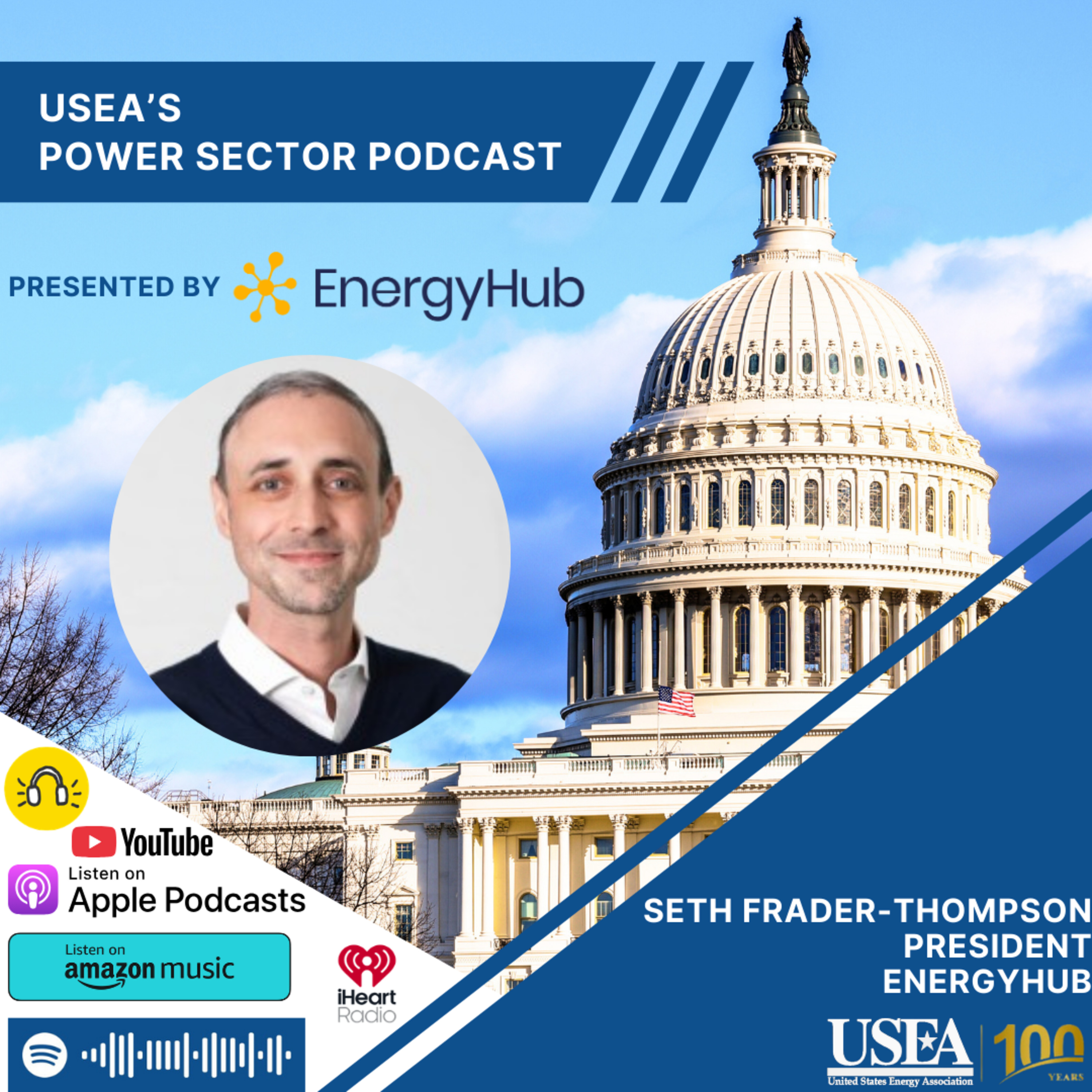 USEA Power Sector Podcast Episode 220: EnergyHub President Seth Frader-Thompson episode artwork