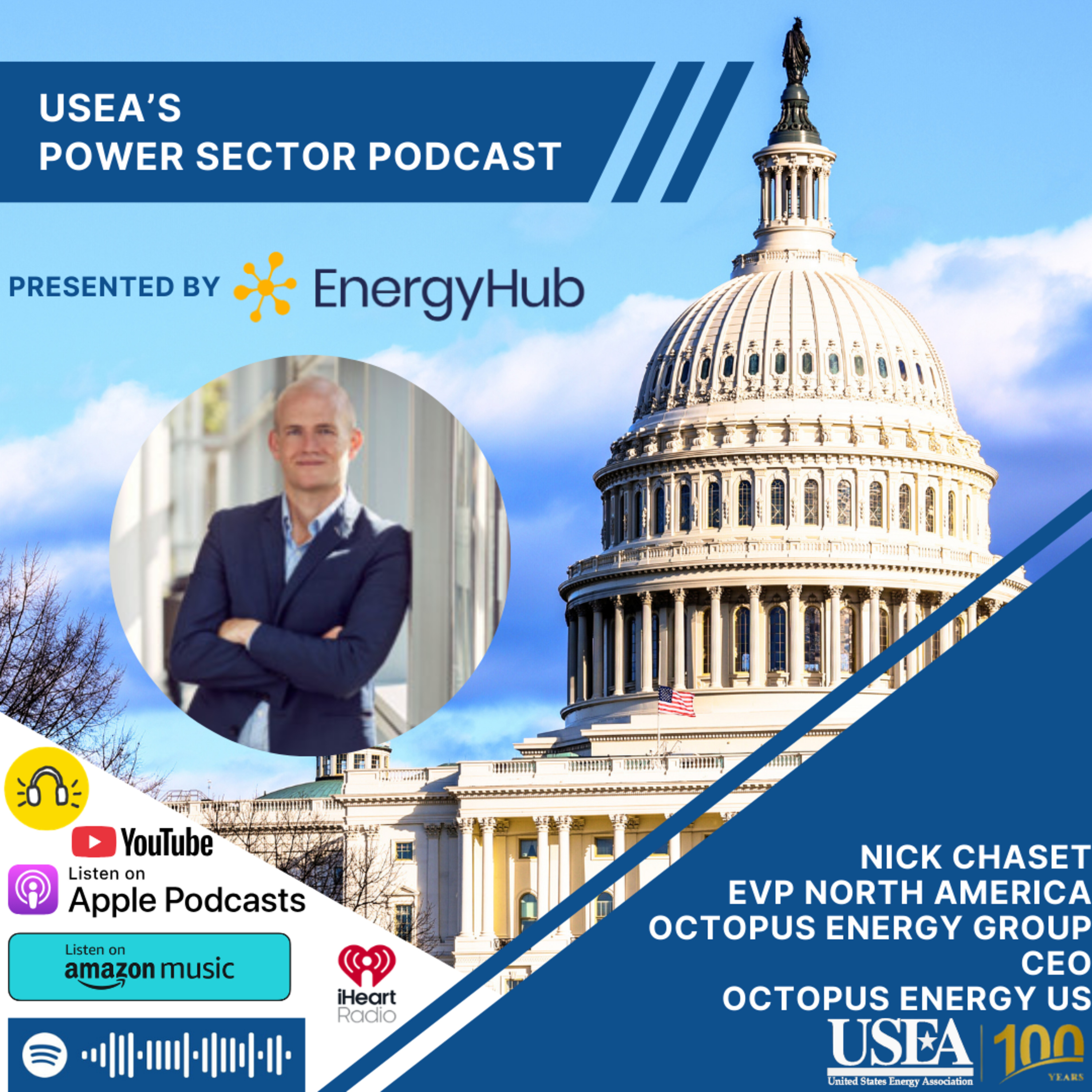 USEA Power Sector Podcast Episode 221: Octopus Energy US CEO Nick Chaset episode artwork