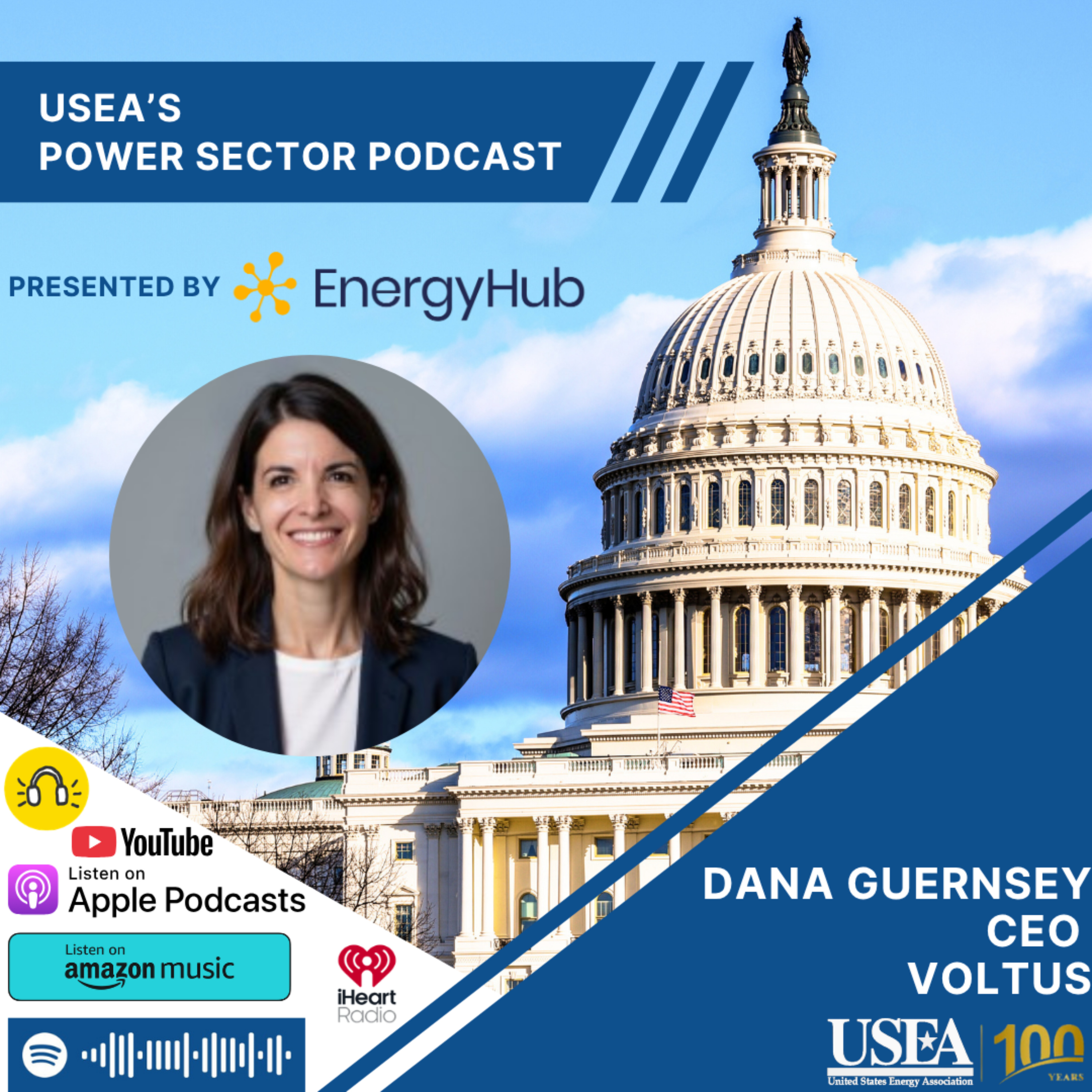USEA Power Sector Podcast Episode 222: Voltus CEO Dana Guernsey episode artwork