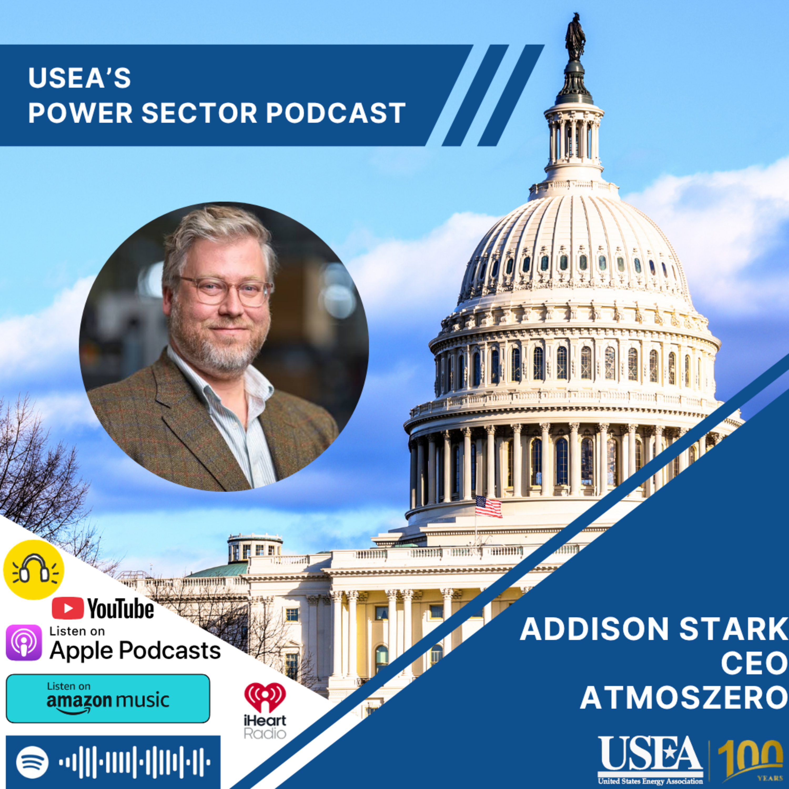 USEA Power Sector Podcast Episode 273: AtmosZero CEO Addison Stark episode artwork