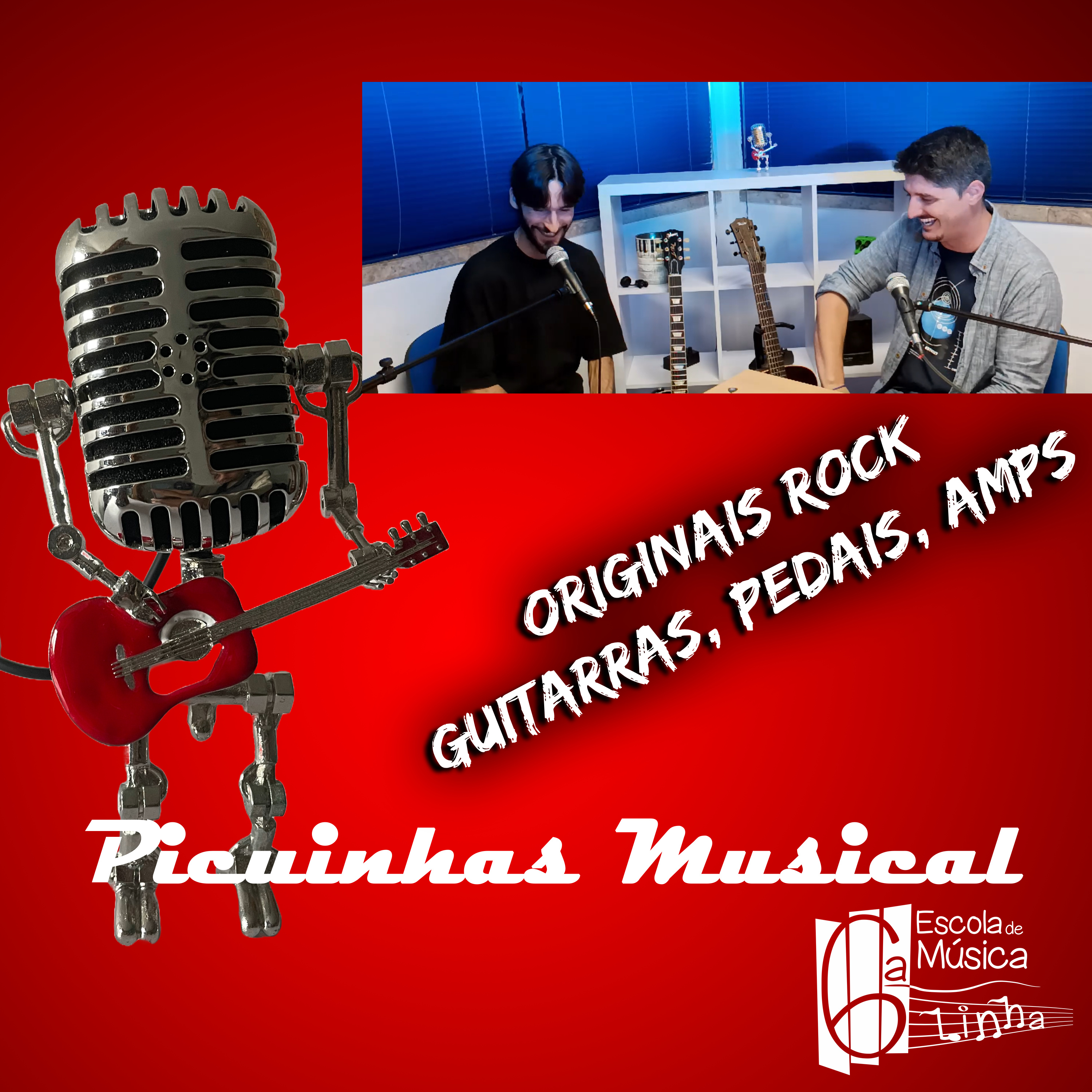 Ep. 08 - Rock, Guitarras, Pedais e Amplificador - Pedro Rino - EN1 episode artwork