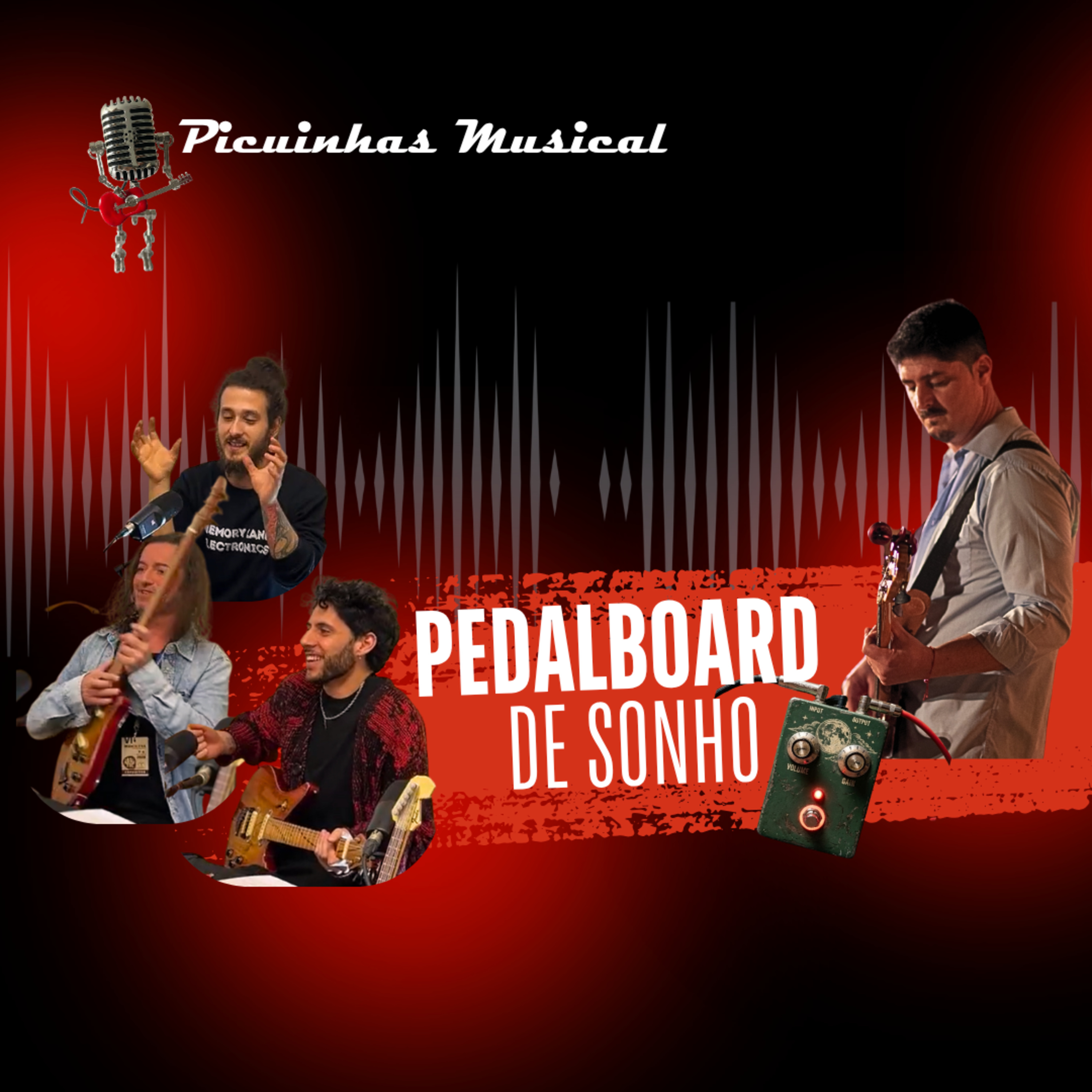 T.03 Ep.04 - Especial ao Vivo - Pedalboard de Sonho🎛️🎸 Alex Figueiredo, Fred Noel e Pedro Joaninho! episode artwork