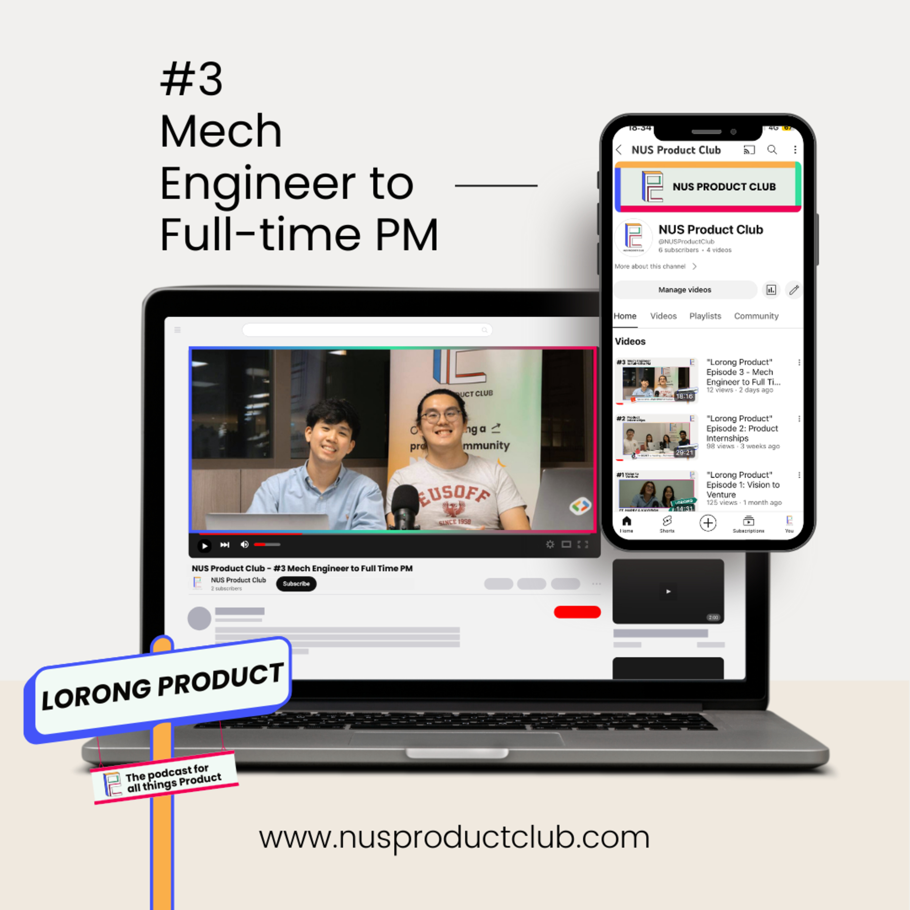 #3 - Mech Engineer to Full-Time PM: Tips to Land a Full-Time PM Position episode artwork