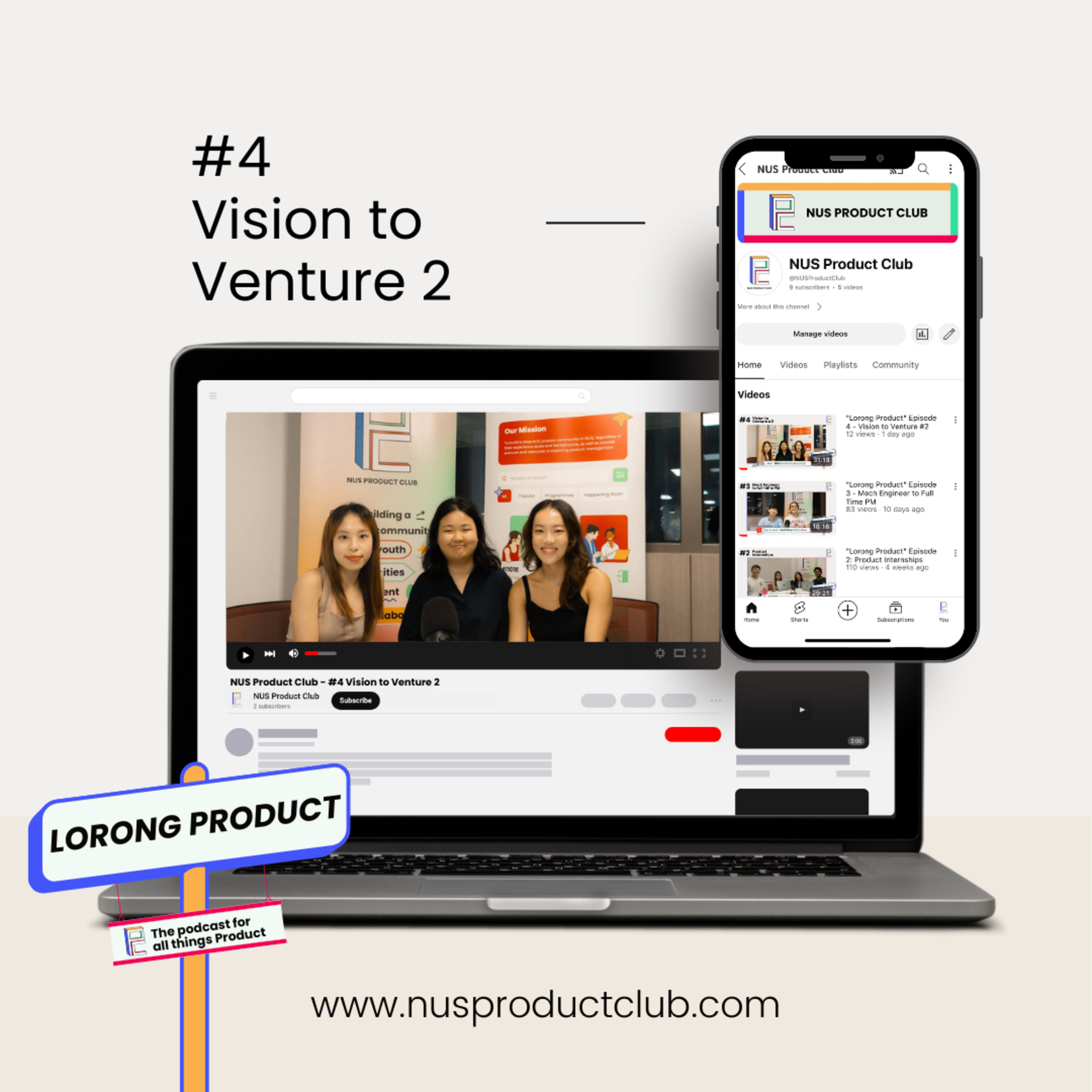 #4 - Vision to Venture #2: From NOC to NUS Product Club episode artwork
