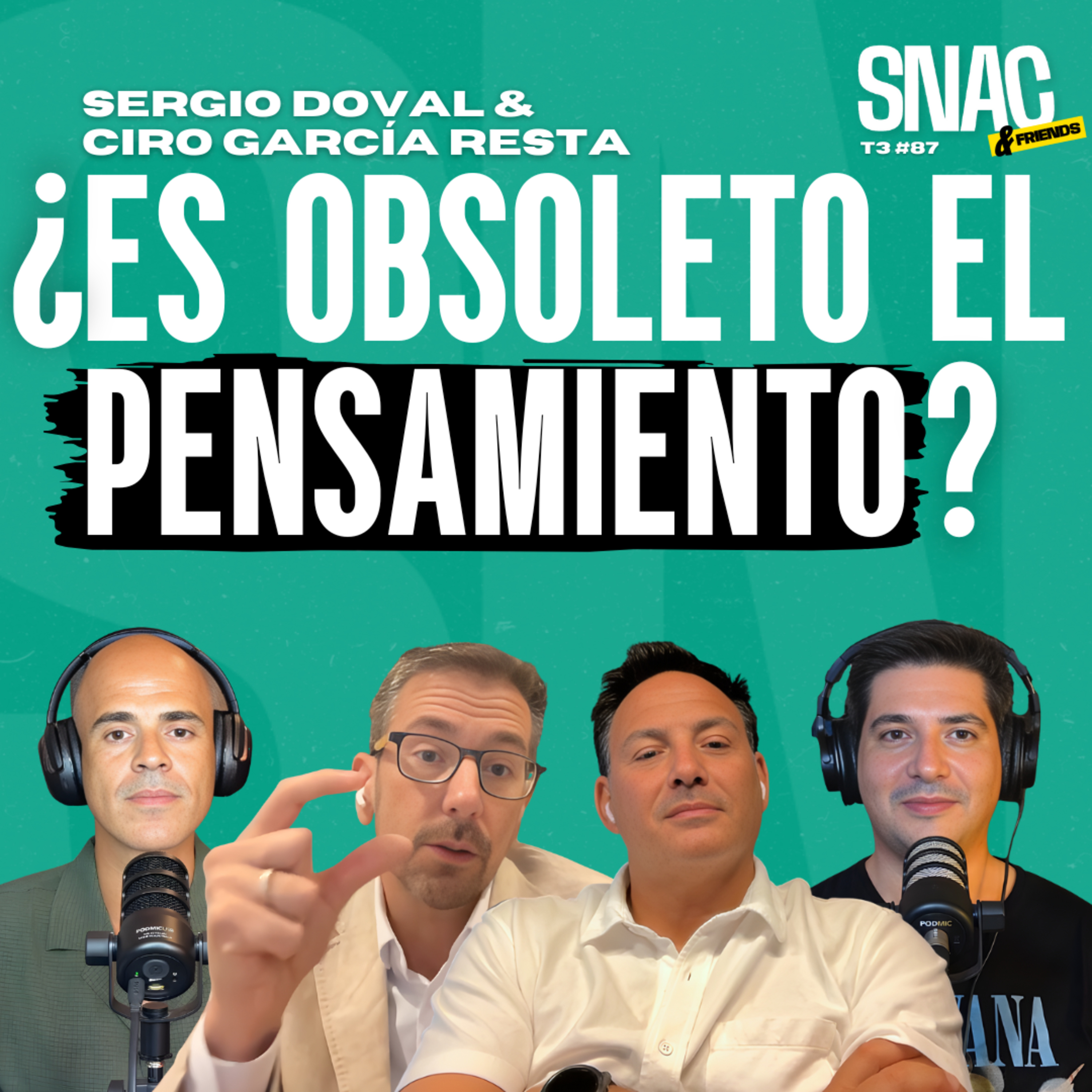 #87 | Cisne azul y cambio de paradigma: cómo tomar decisiones en un mundo incierto | Doval & García Resta episode artwork