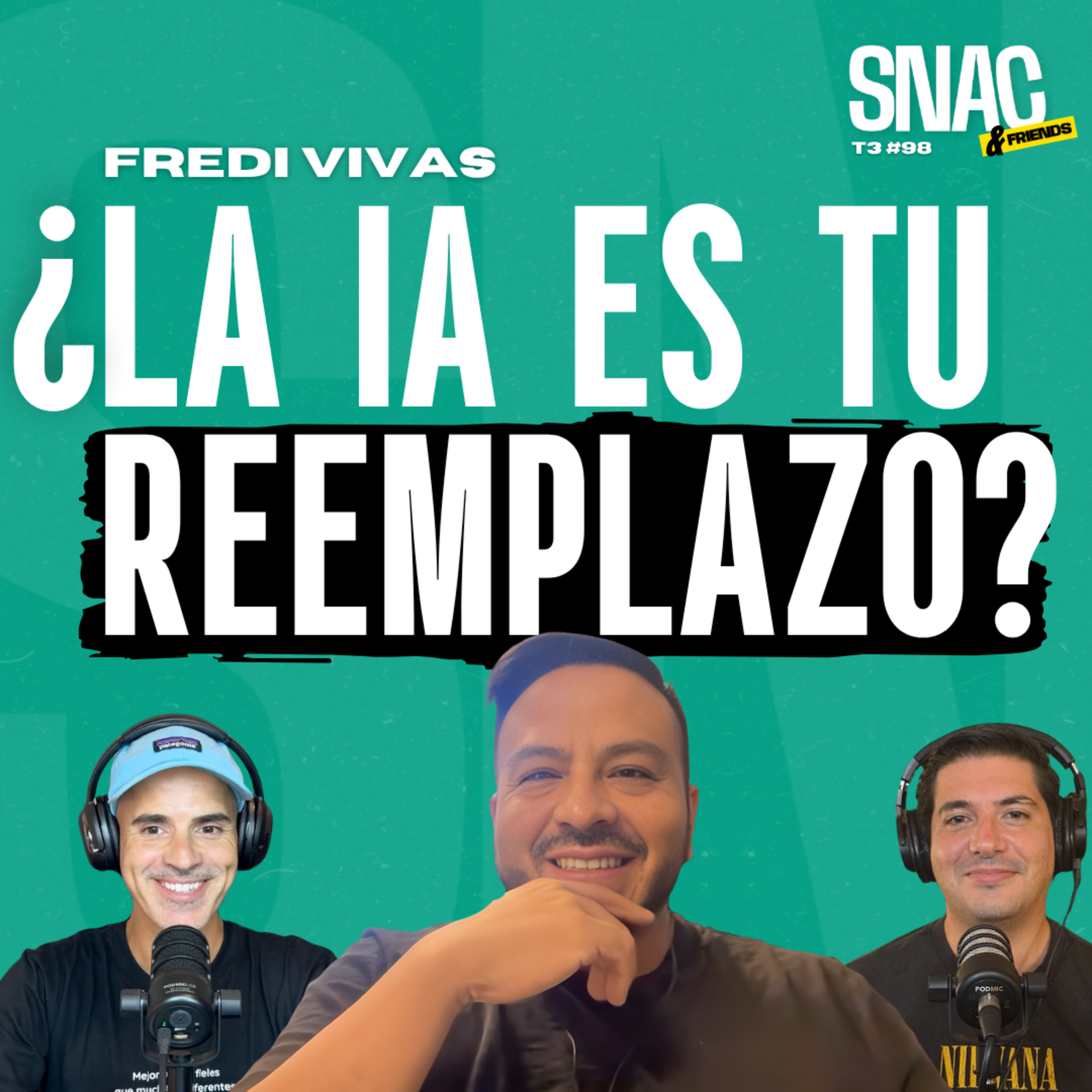 #98 | ¿Inteligencia Artificial vs Humanos? ¿Competencia o herramienta? | Fredi Vivas episode artwork